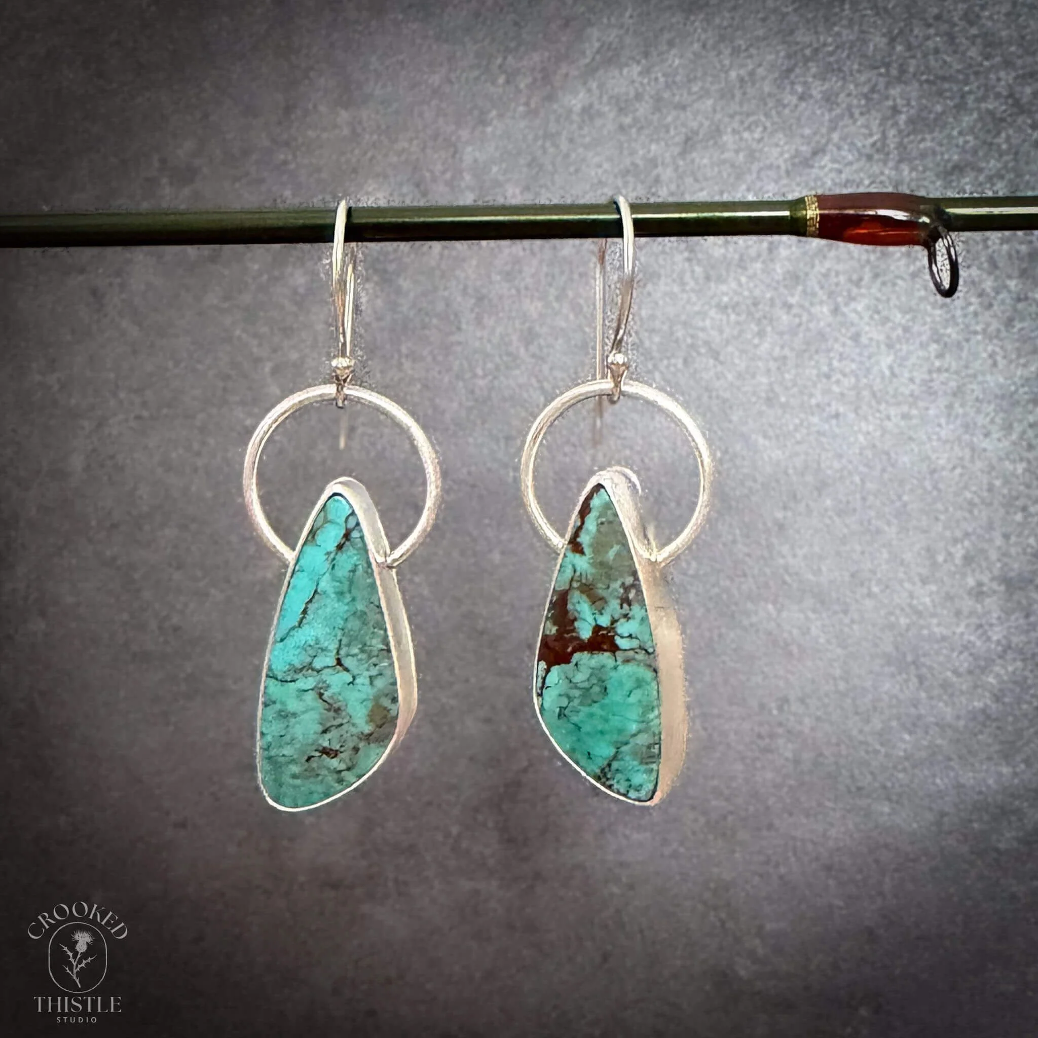 Vintage Turquoise Drop Earrings2.jpg