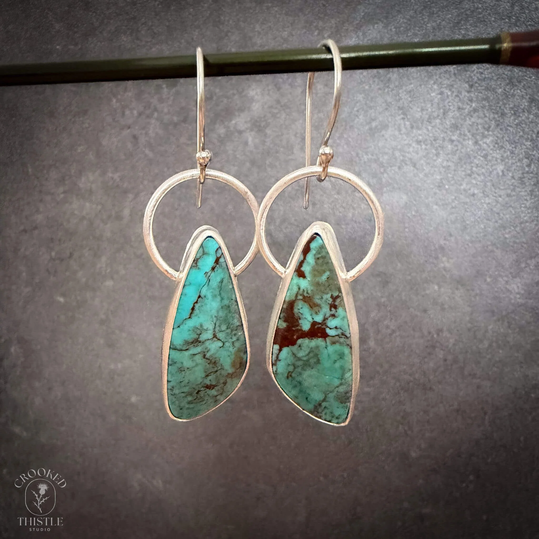Vintage Turquoise Drop Earrings.jpg