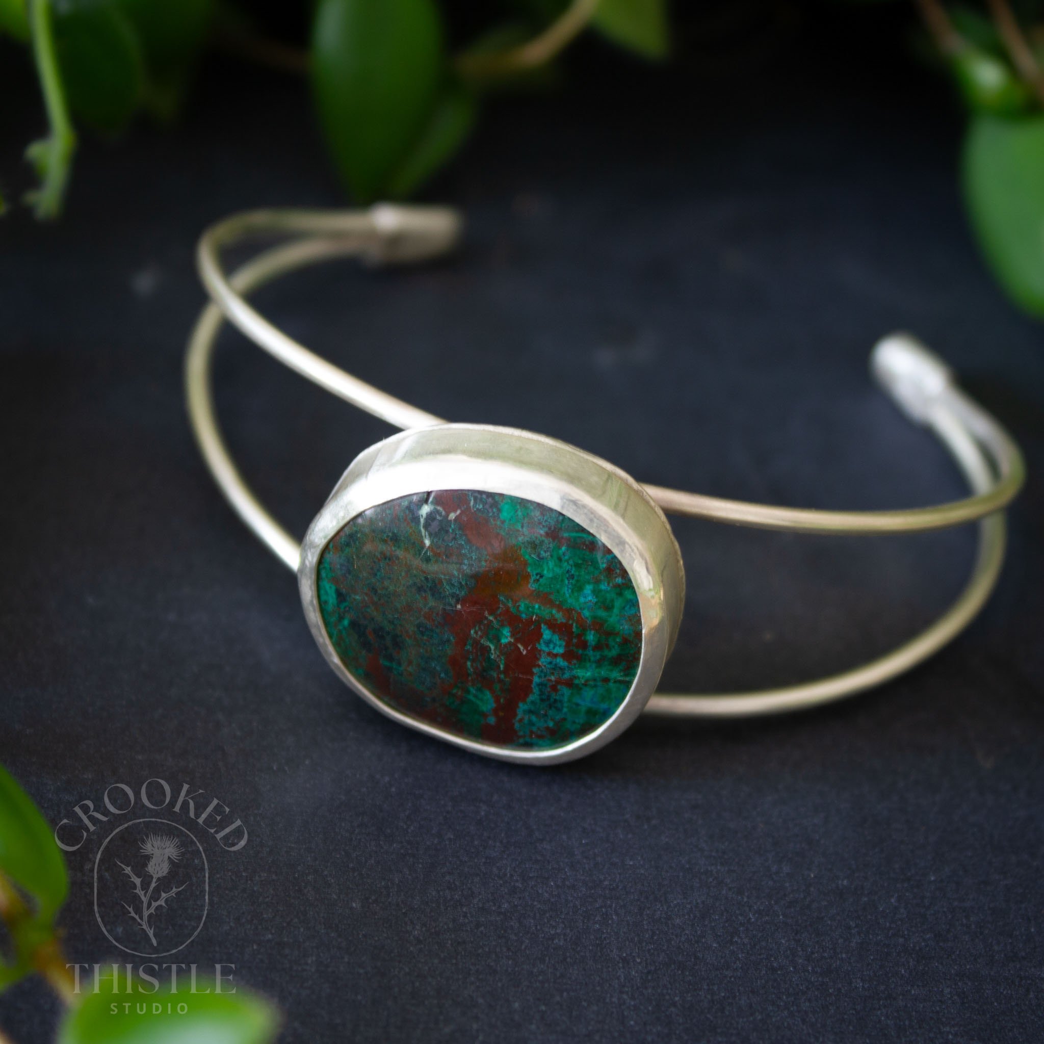 Chrysocolla Cuff Bracelet