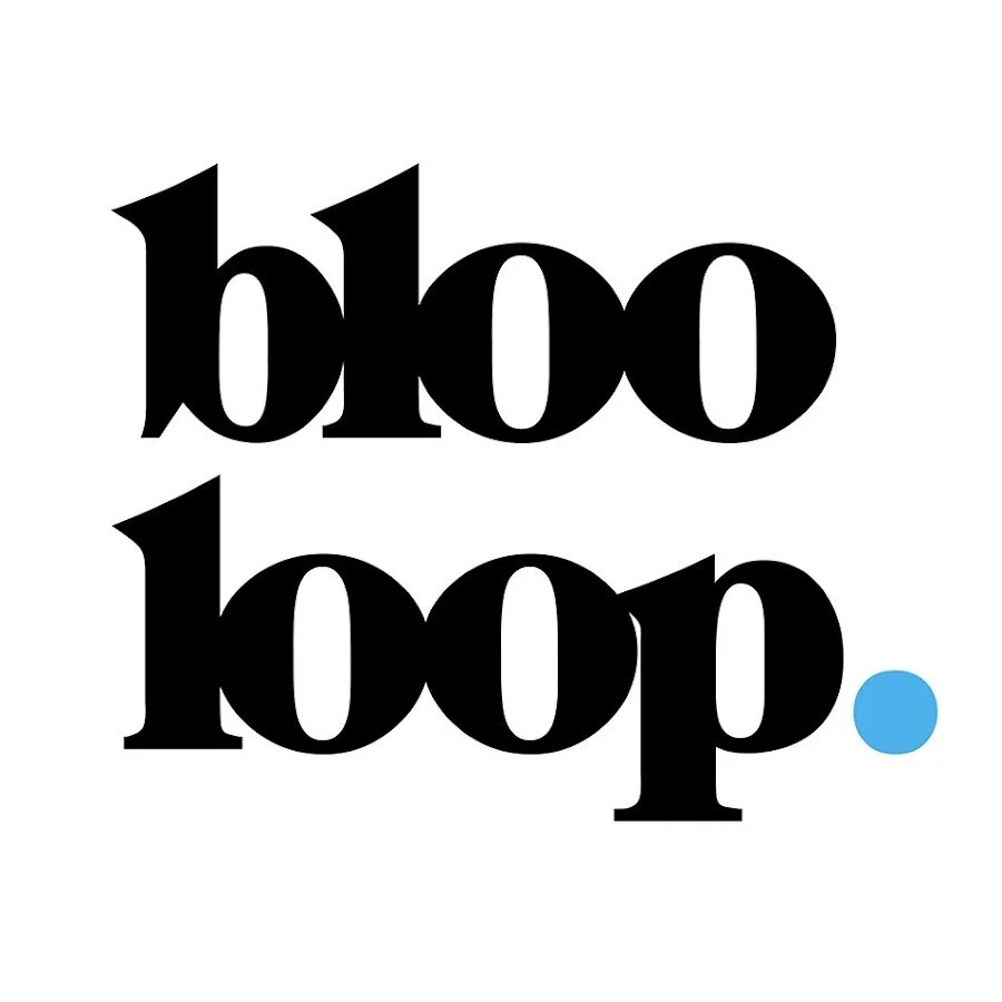 Text reading 'blog hop' with a blue dot at the end.