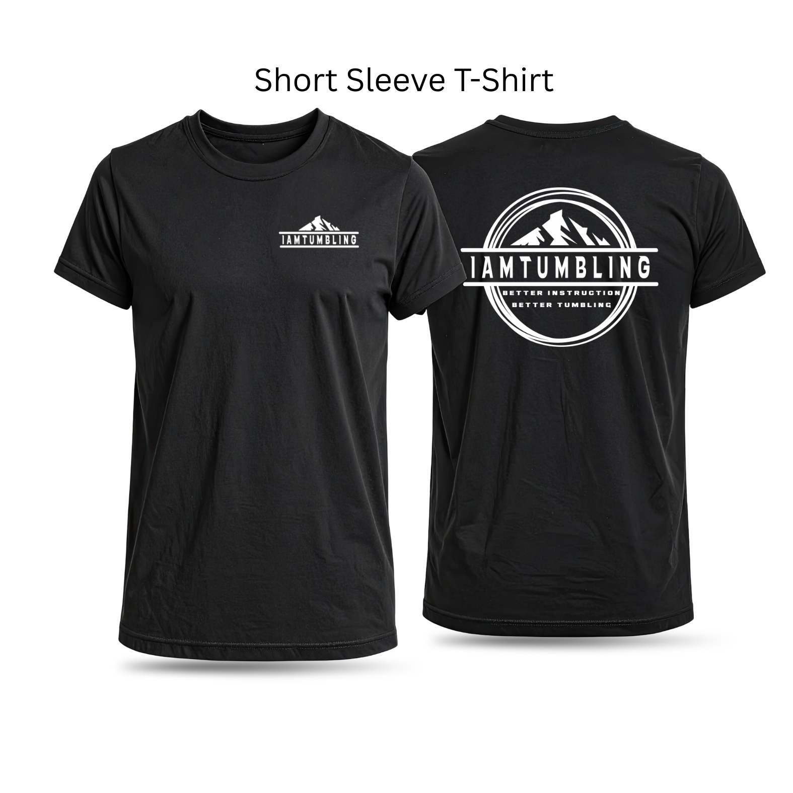 Iamtumbling Logo T-Shirt - Front and Back Design