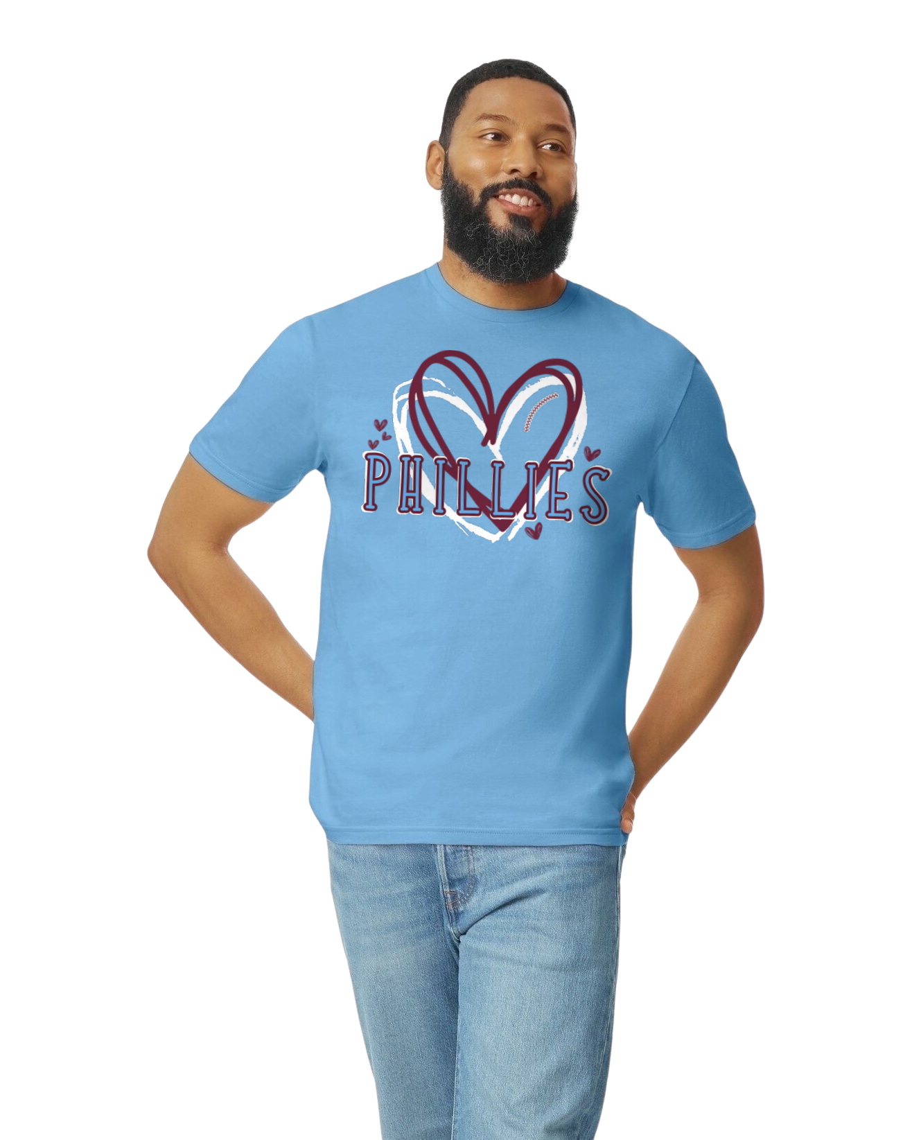 Retro Phillies Heart Tee