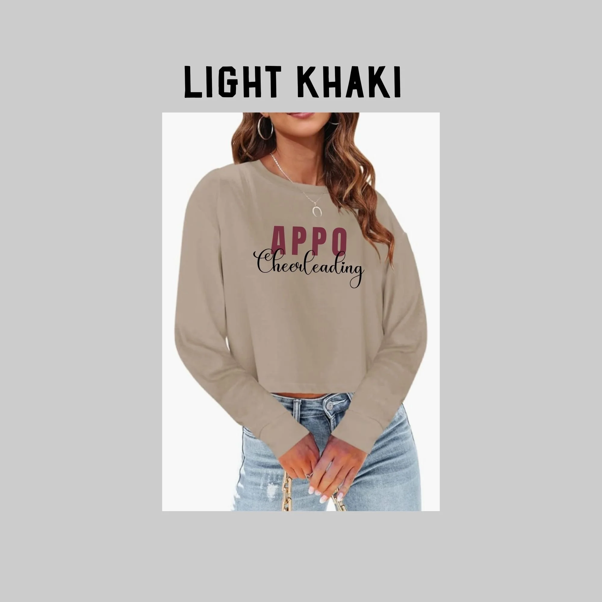 Light Khaki Cropped long sleeve t-shirt.jpg