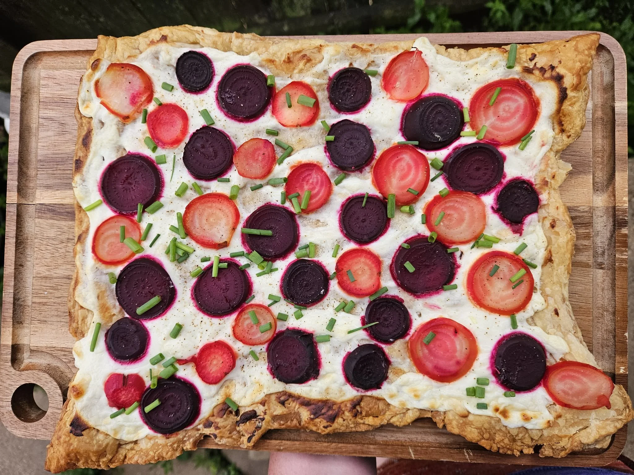 Beet &amp; Goat Cheese Tart