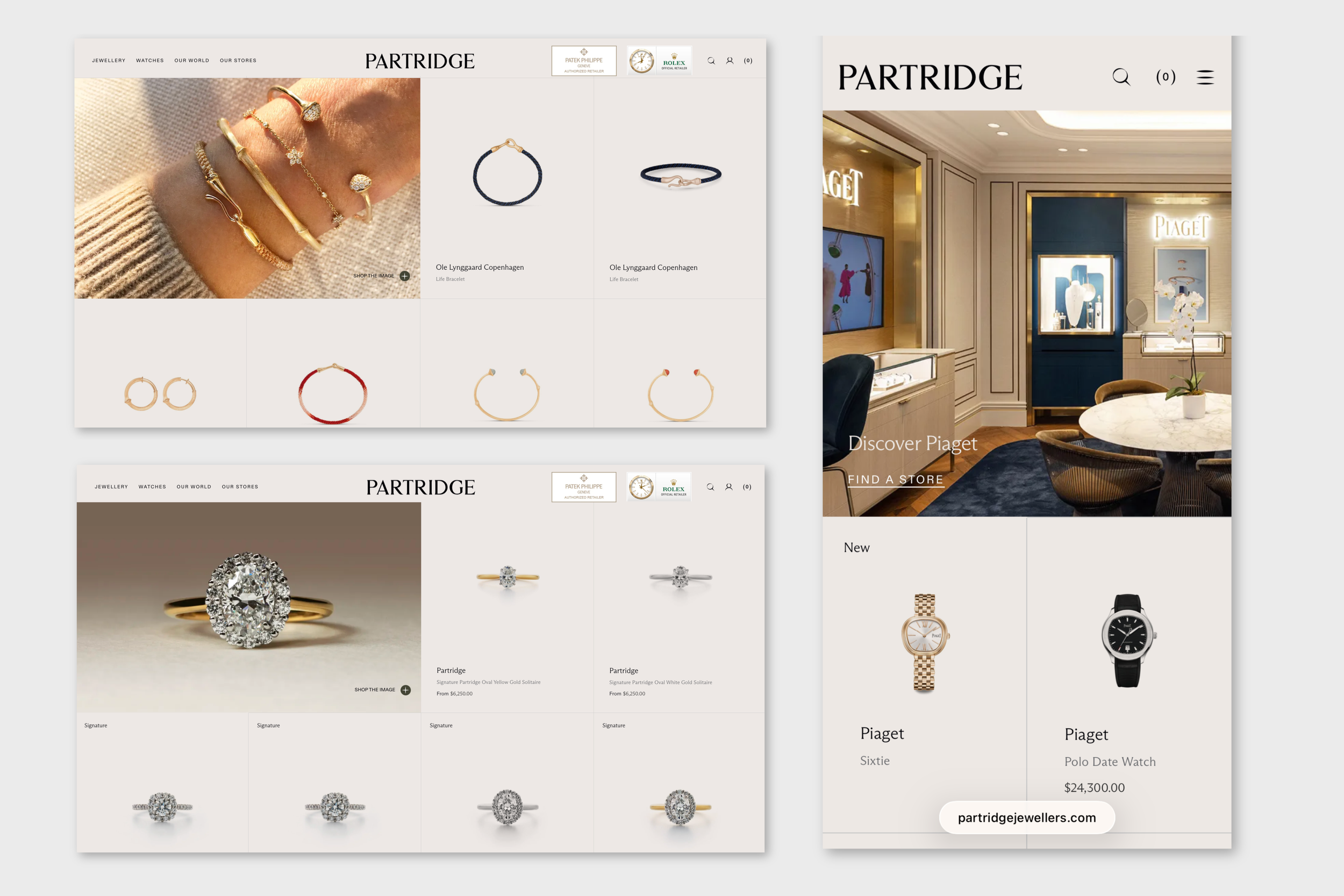 Website — Managed website product pages and CMS content, including sourcing and resizing product and other imagery for web.