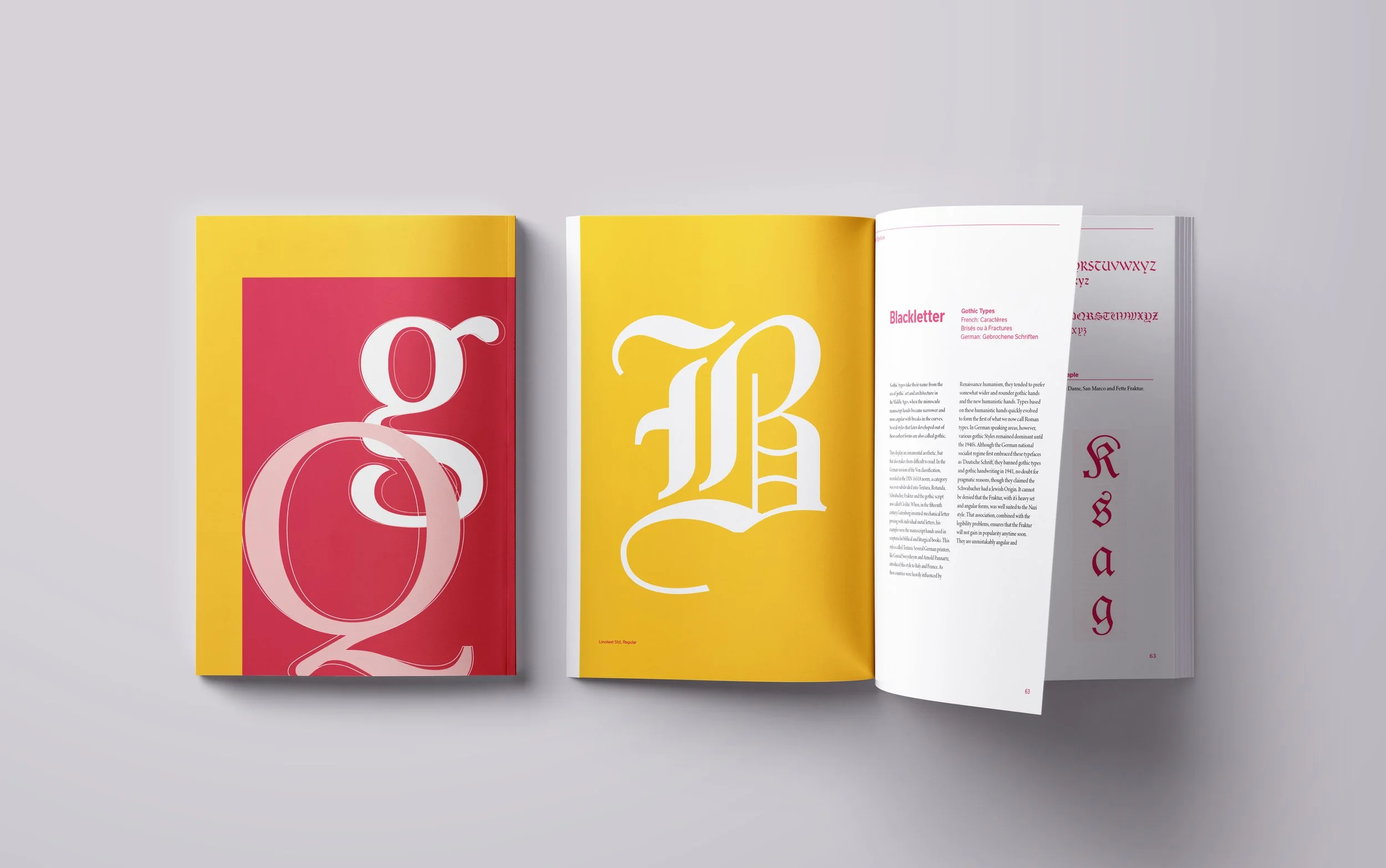 Typology Book & Type Specimen
