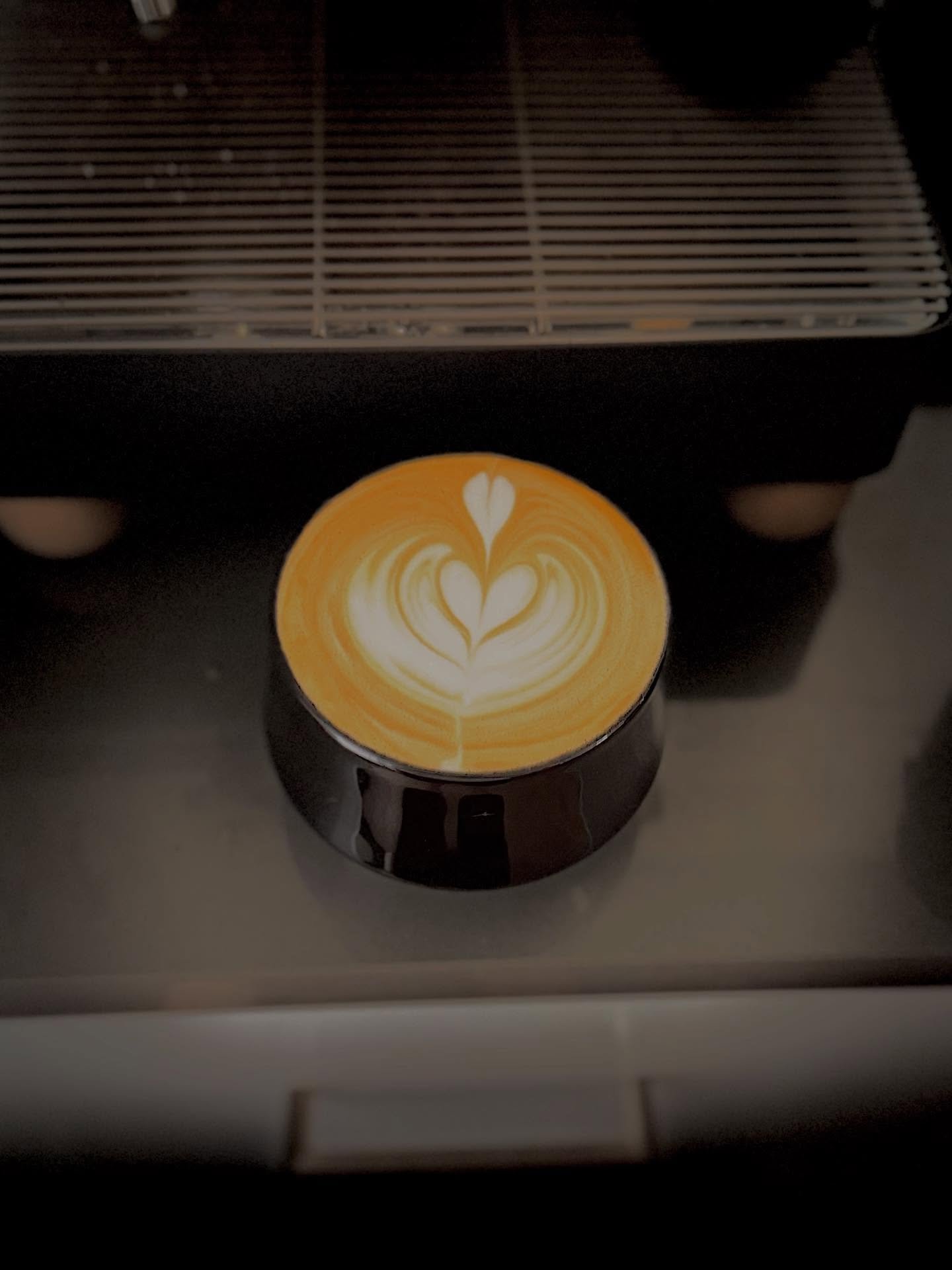 Vanilla latte with house-made syrup.. 🍃 #bendoregon #specialtycoffee #coffeecart