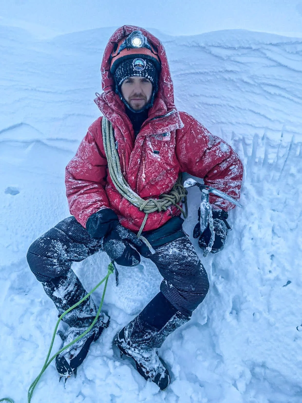 Lachlan Norris, founder of Summit Regional, during a high altitude mountaineering expedition