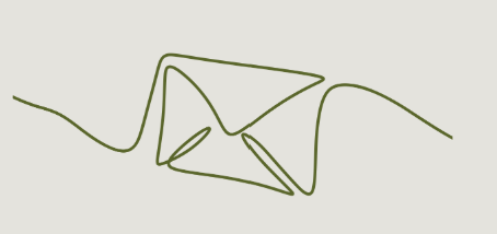 A simple, abstract line drawing of a small dog with floppy ears.