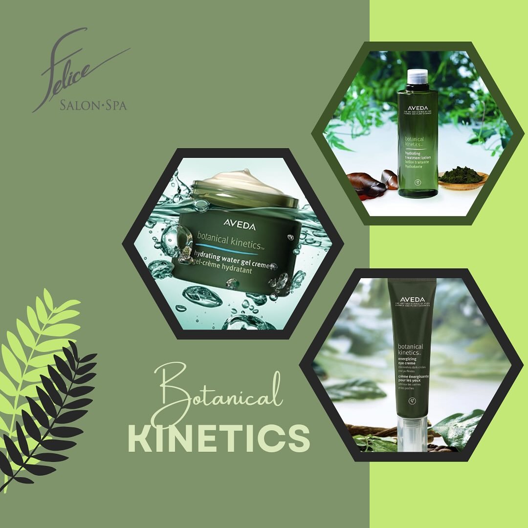 Glow starts with great skin 🌿✨ Shop Aveda Botanical Kinetics in-salon now and give your skin the natural refresh it deserves!

Take our Mya Survey to be match up with a stylists today! Link in our bio! 

(250) 727-0766
Salonfelice.ca

#aveda #avedas