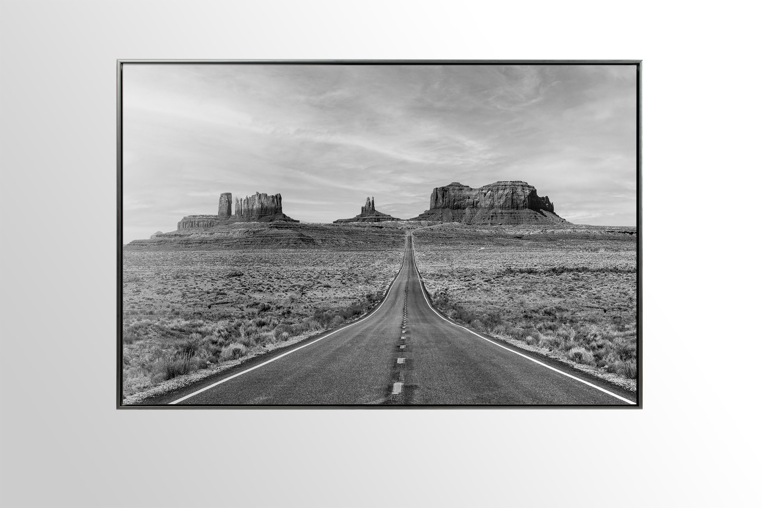 Acrylic-Float-monument-valley-the-vanishing-point-black-white-fine-art-print-theluxeprint.jpg