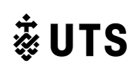 UTS logo with a stylized emblem above the letters.