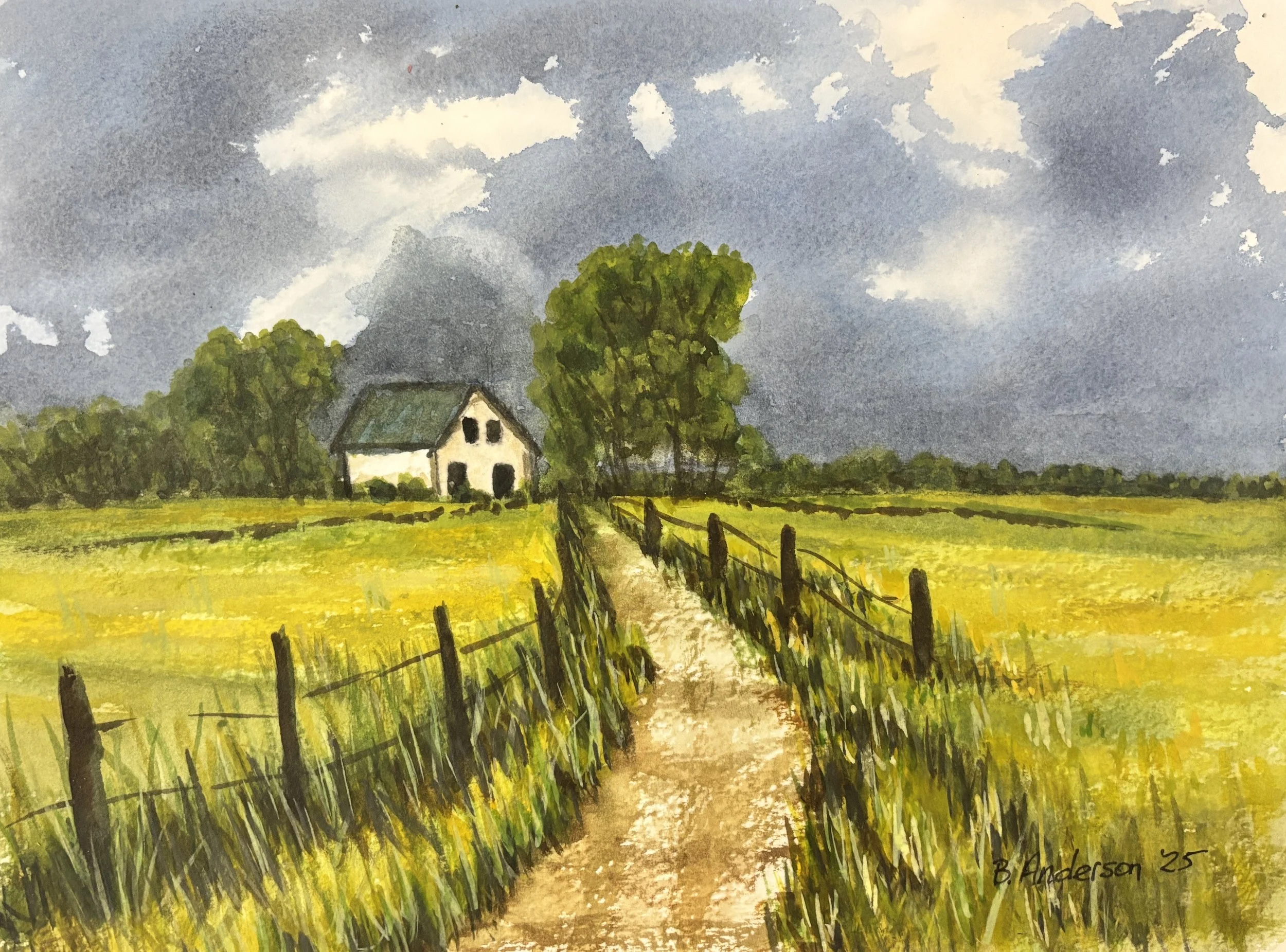 Whispers of Evening on the Painted Plain