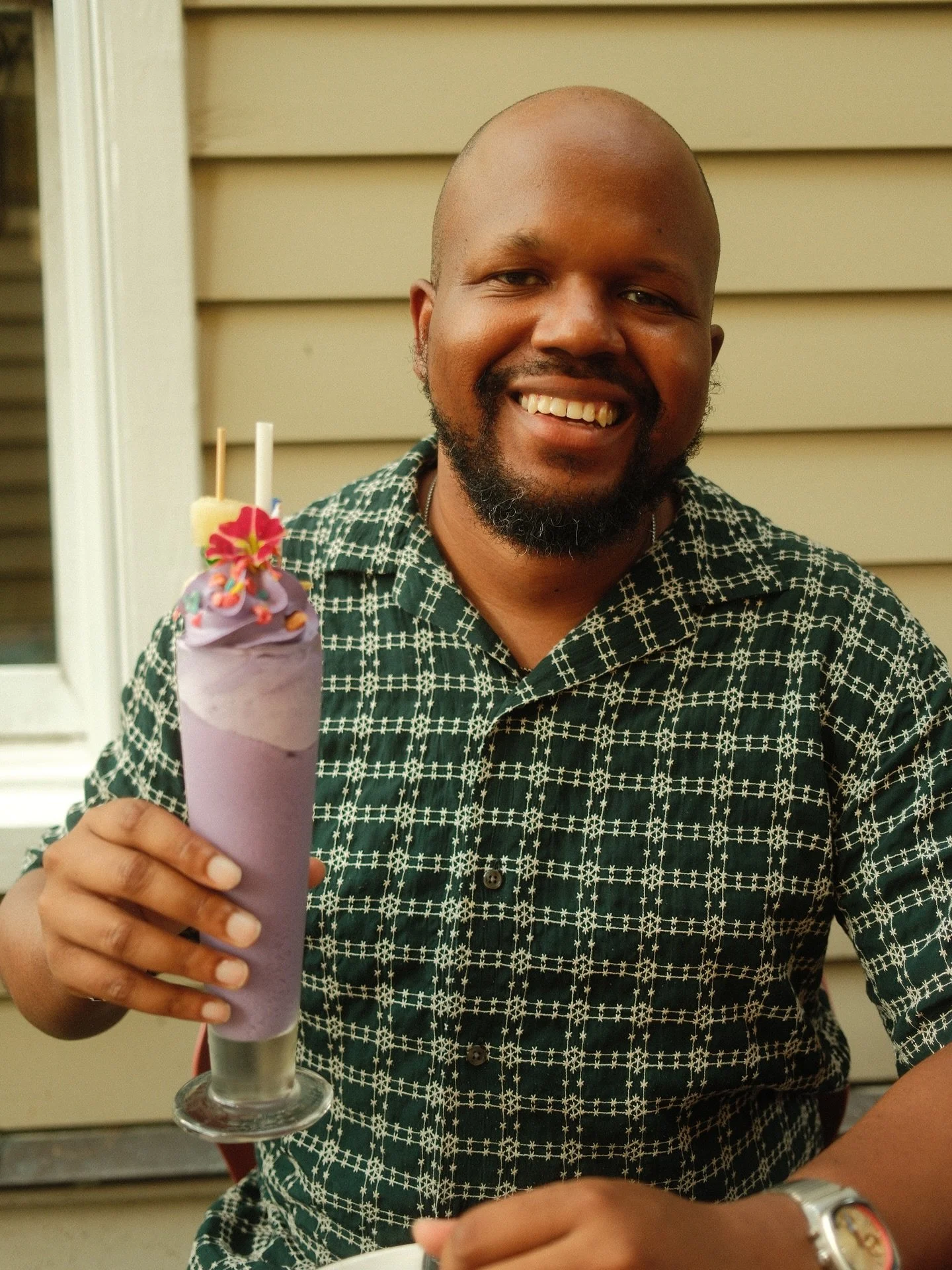Just me in my element at @kulturacharleston. Always eating - like it’s my last name or something. 🤷🏾‍♂️ #jaieats 📸 @holycityhandcraft