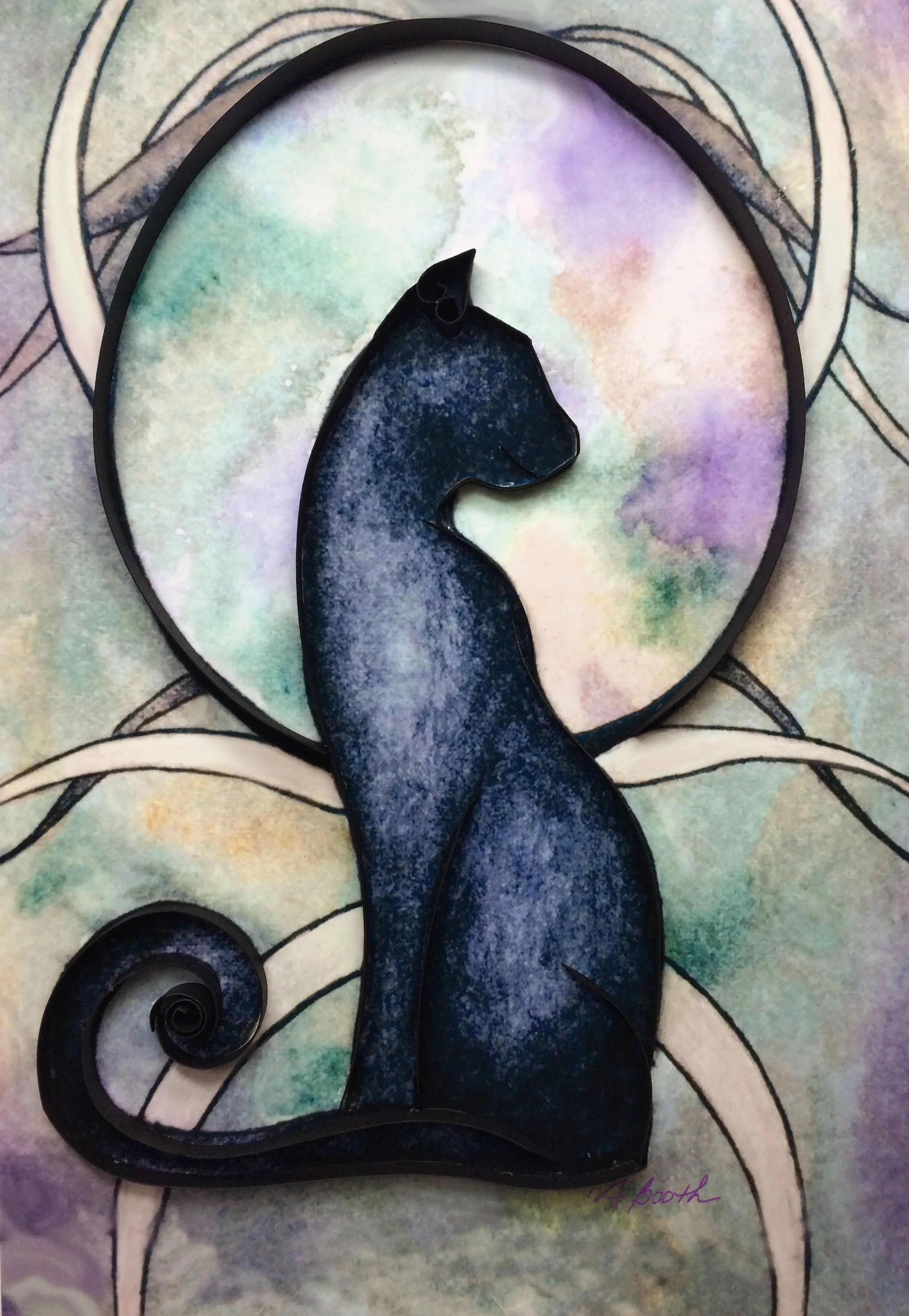 Stained Glass Kitty6