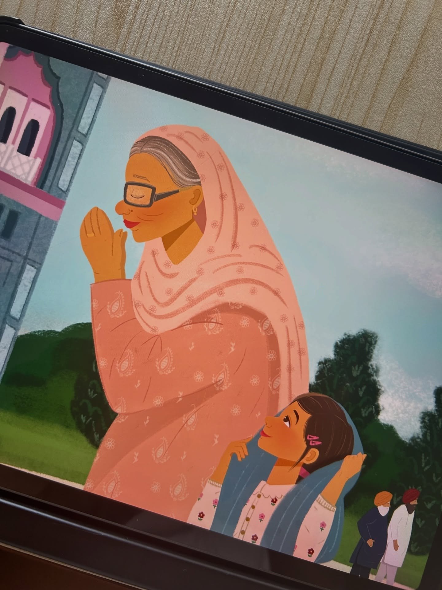 Some behind the scenes from a piece I made last year. Had so much fun making all these characters and adding people from real life into my work! ✨

#kidlitillustration #picturebookillustration #kidlitart #childrensbook #characterdesign