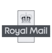 Royal Mail logo featuring a crown above the text 'Royal Mail'
