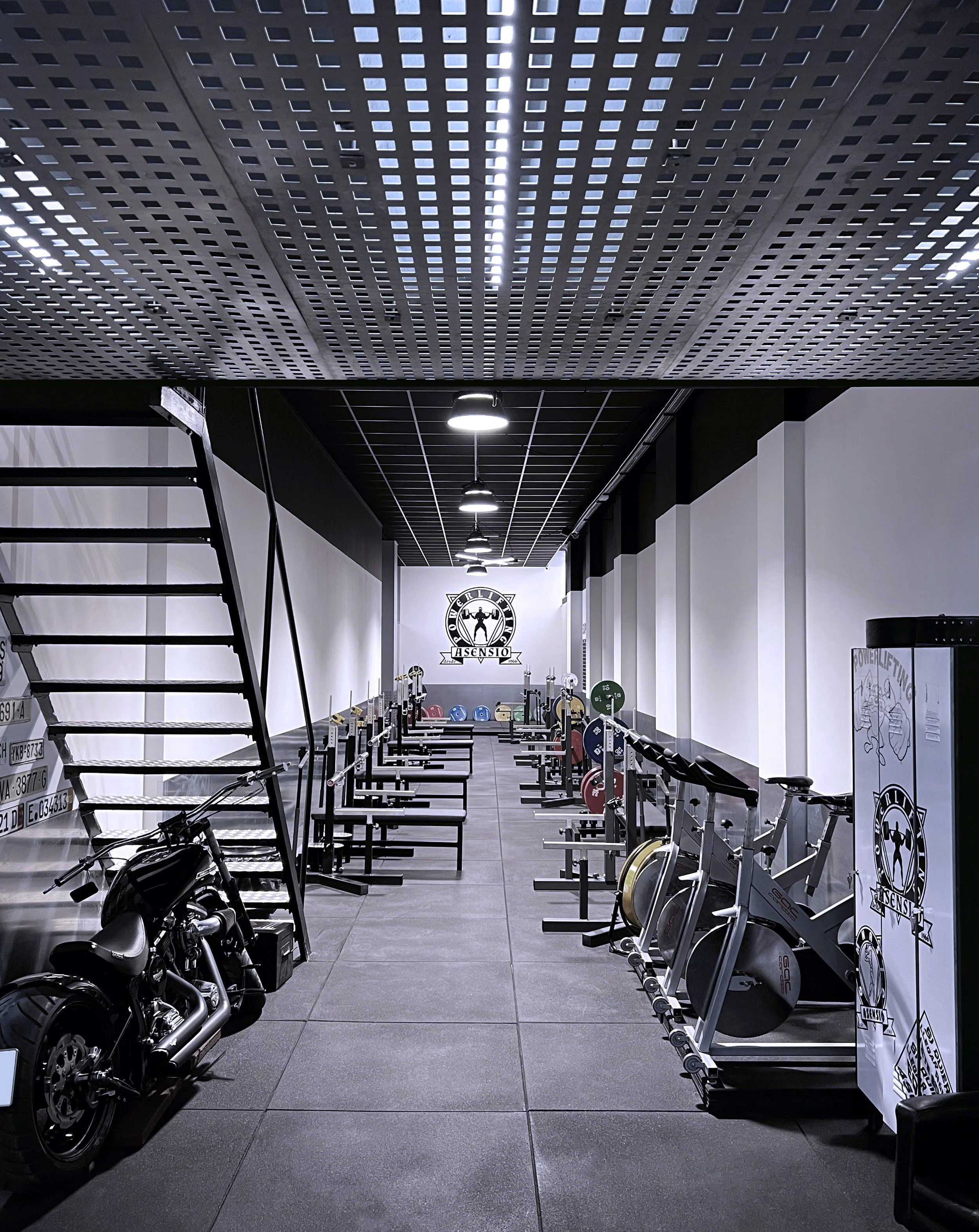 Innauguración de gimnasio de powerlifting