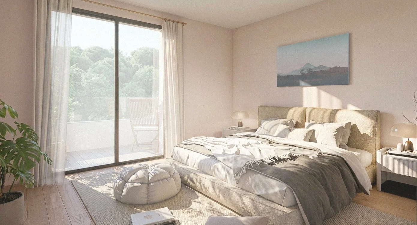 Dormitorio principal con terraza
