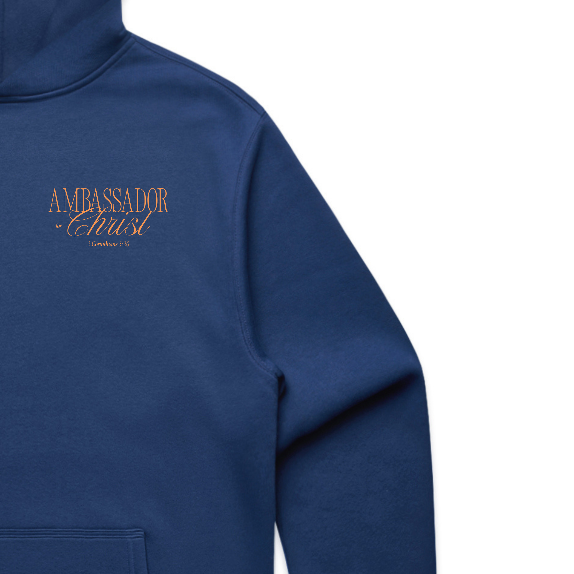 Ambassador for Christ Relax Hood (Front) Cobalt (2).png