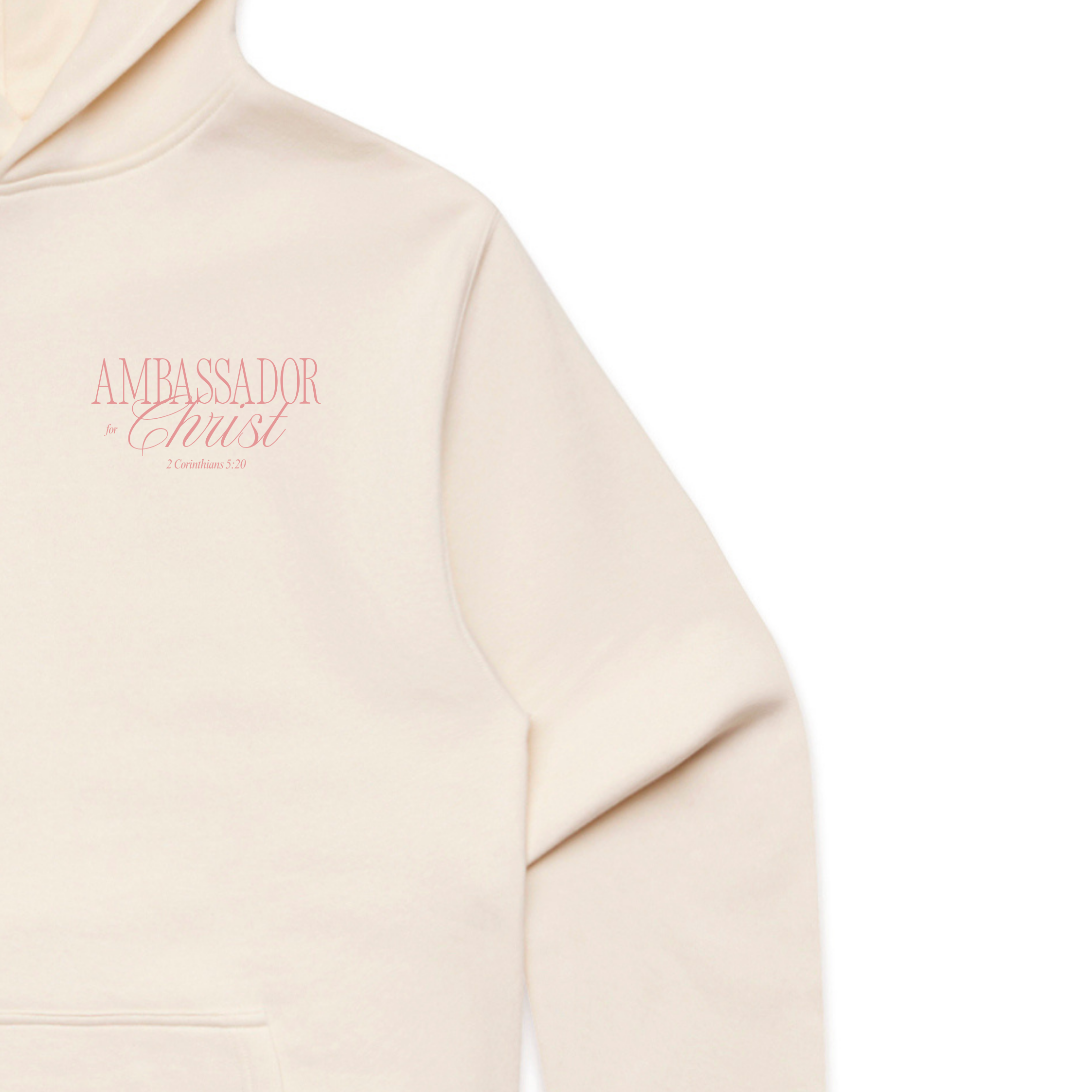 Ambassador for Christ Relax Hood (Front) Ecru (2).png