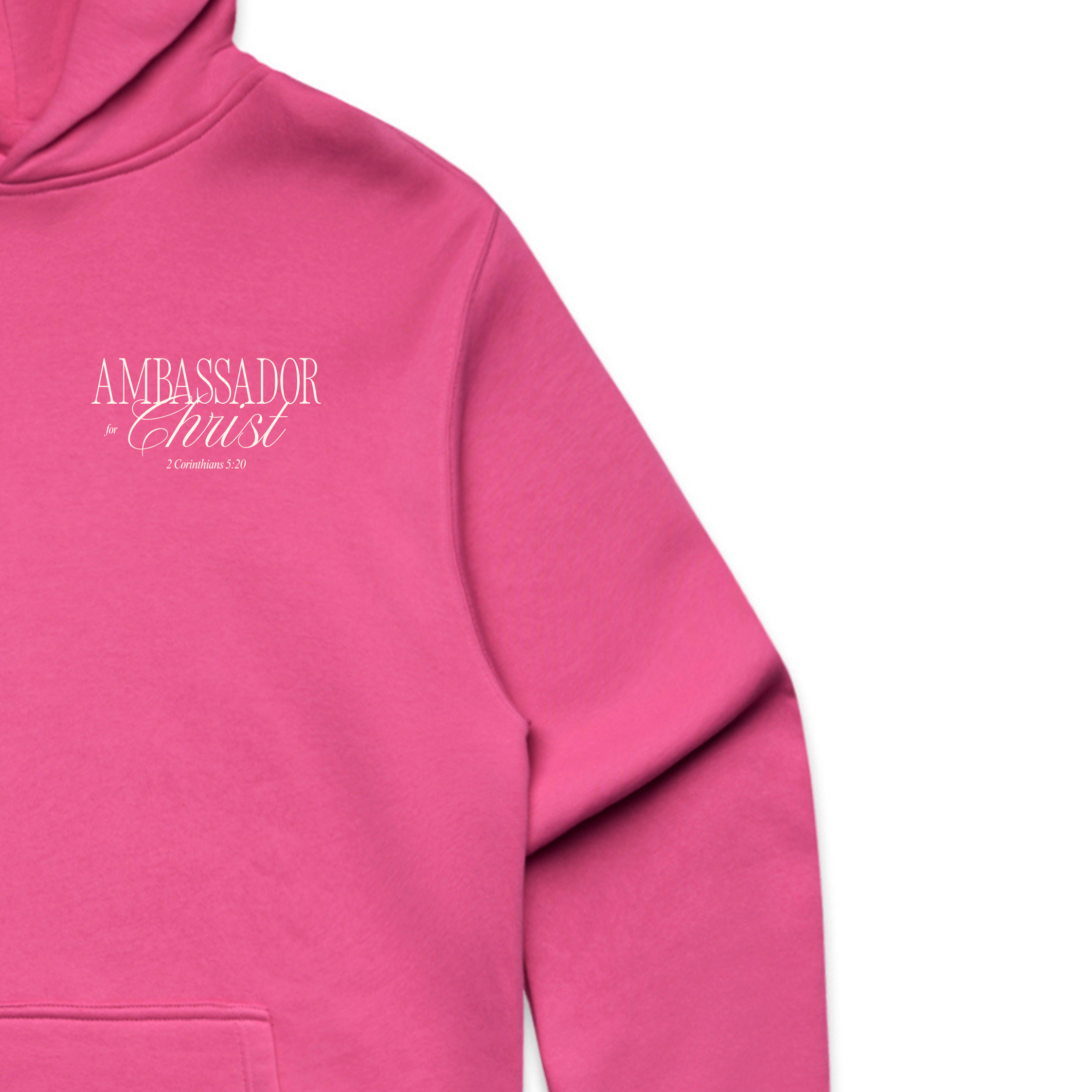 Ambassador for Christ Relax Hood (Front) Charity Pink (2).png