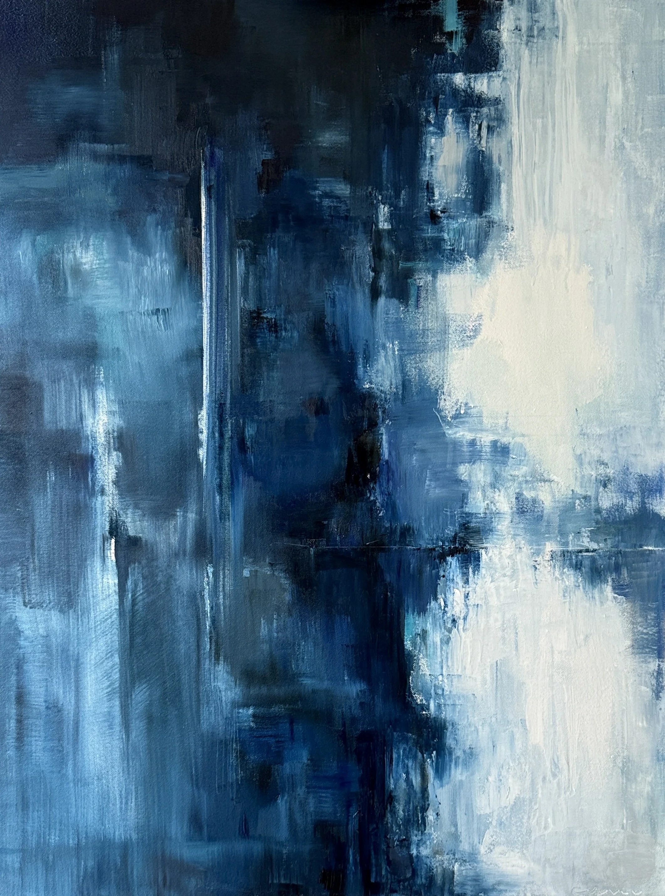 Blues' Rapsody | oil on linen | 60 x 80 cm | framed | private collection