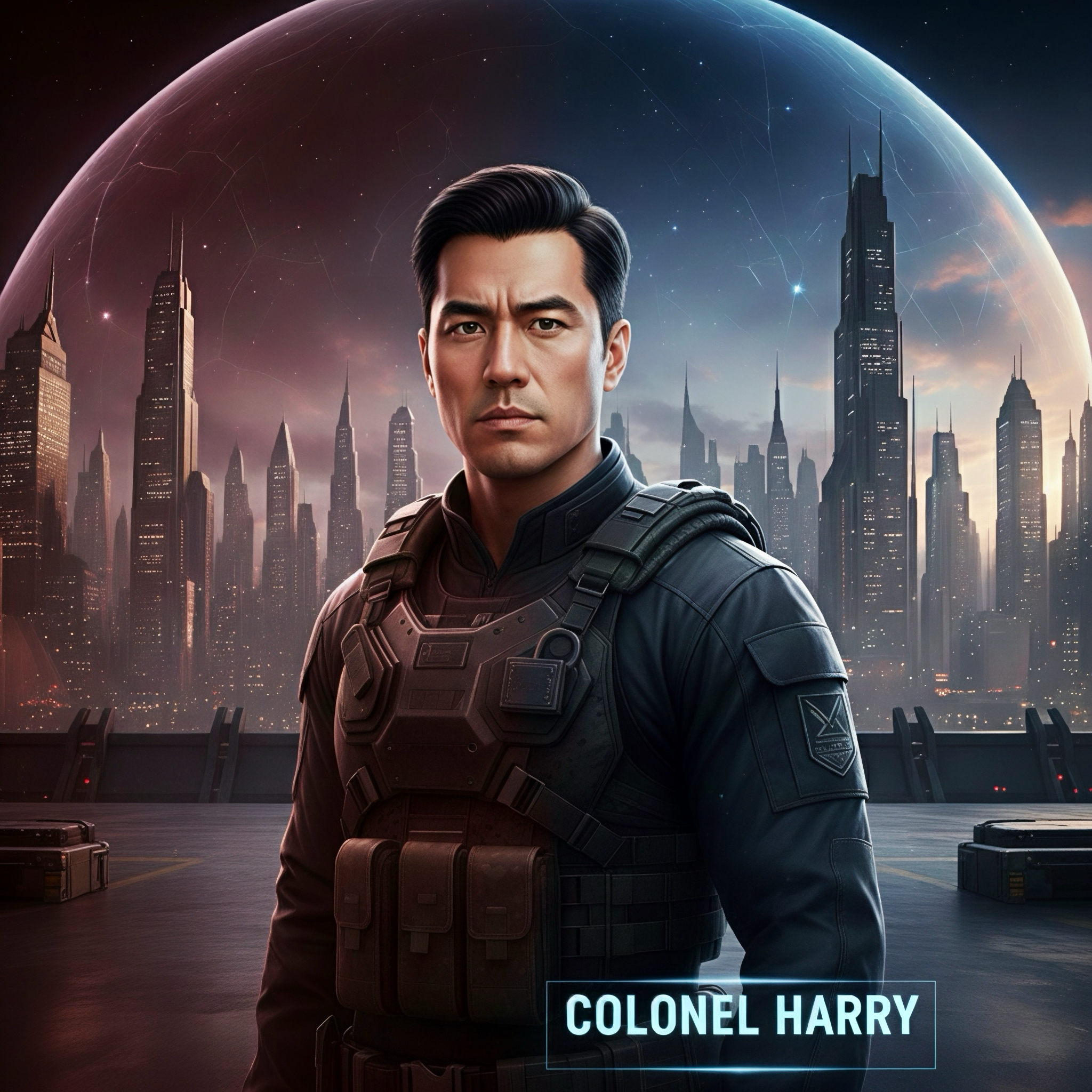 Meet Colonel Harry, the leader of the genetic research extraction task force. 