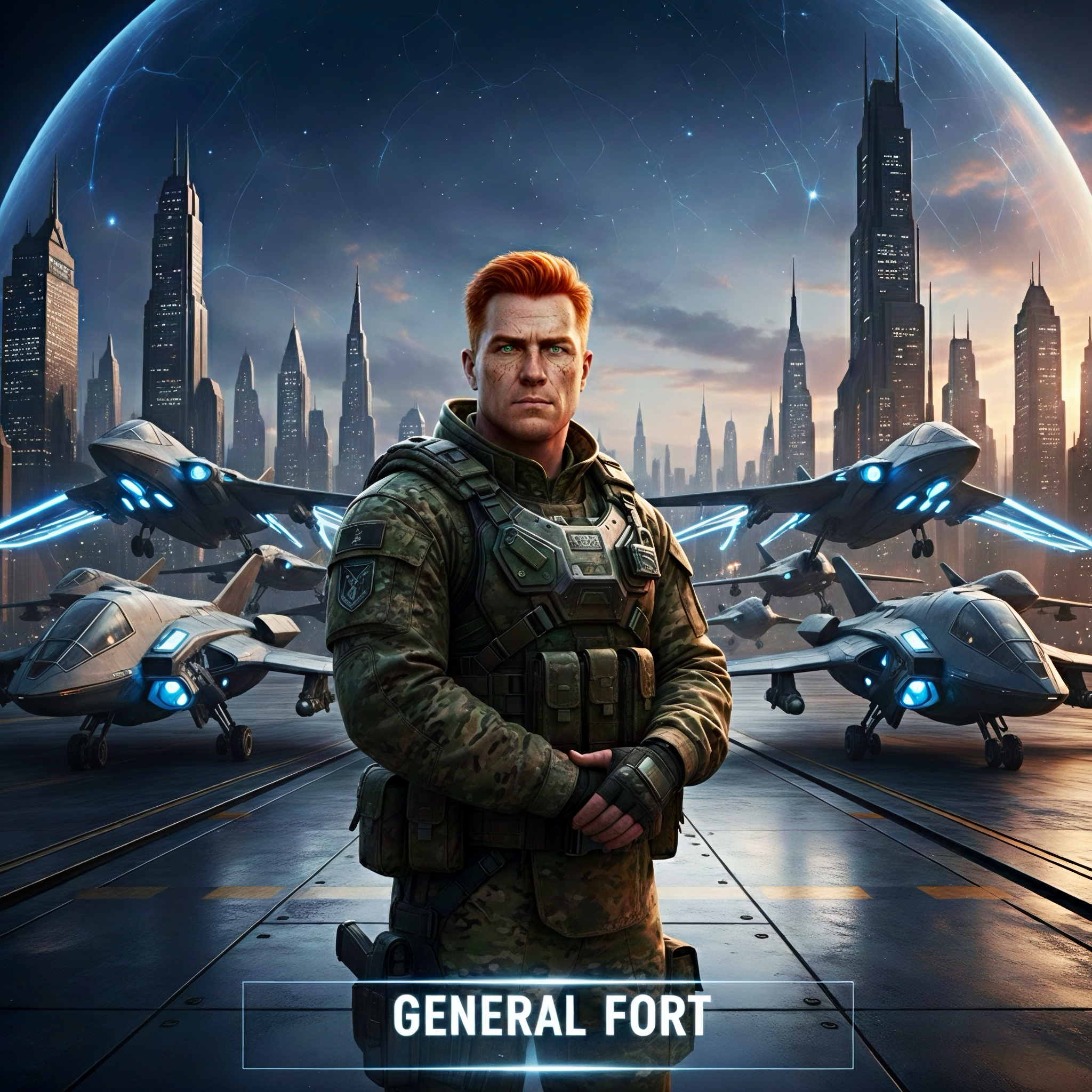 Meet General Fort, the leader of New Earth's Intercontinental Special Forces.