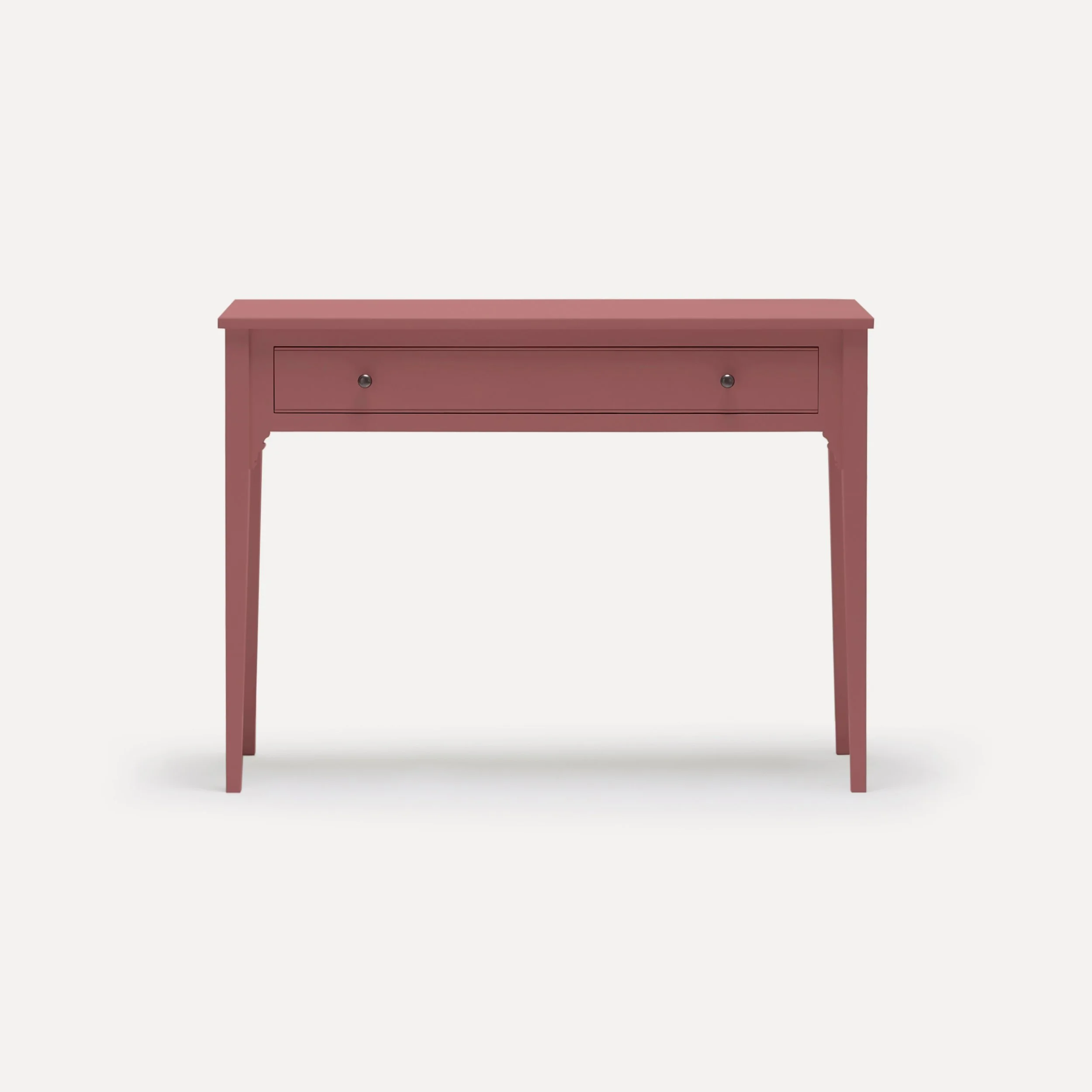 Georgian style semi bespoke hand painted traditional desk console designed by Imperfect Interiors and Pilgrim House