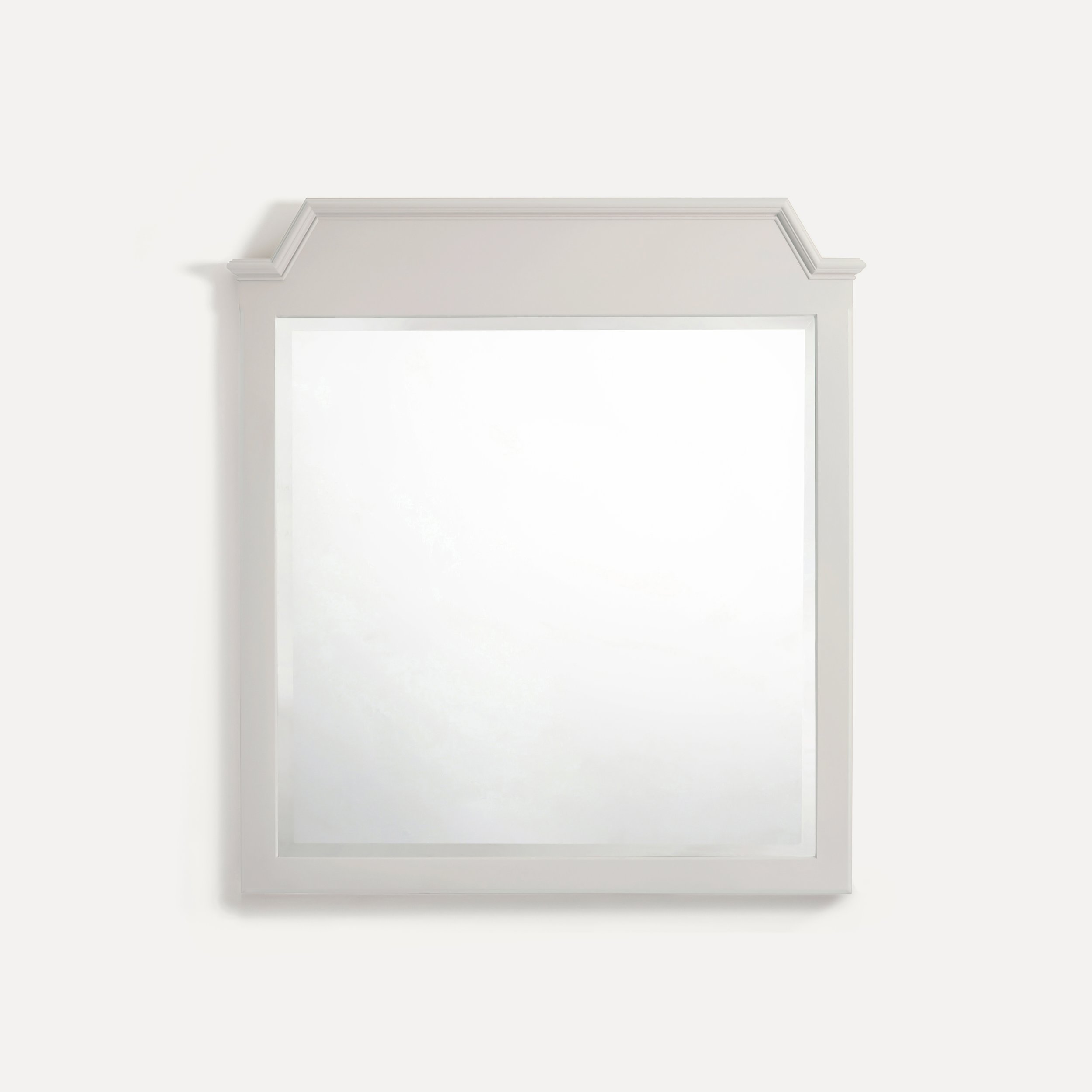 Rustic style semi bespoke hand painted traditional backless wooden mirrors designed by Imperfect Interiors and Pilgrim House