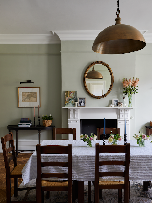 room-painted-in-pear-calm-warm-green-paint-imperfect-interiors-pilgrim-fenwick-and-tilbrook-range-collaboration