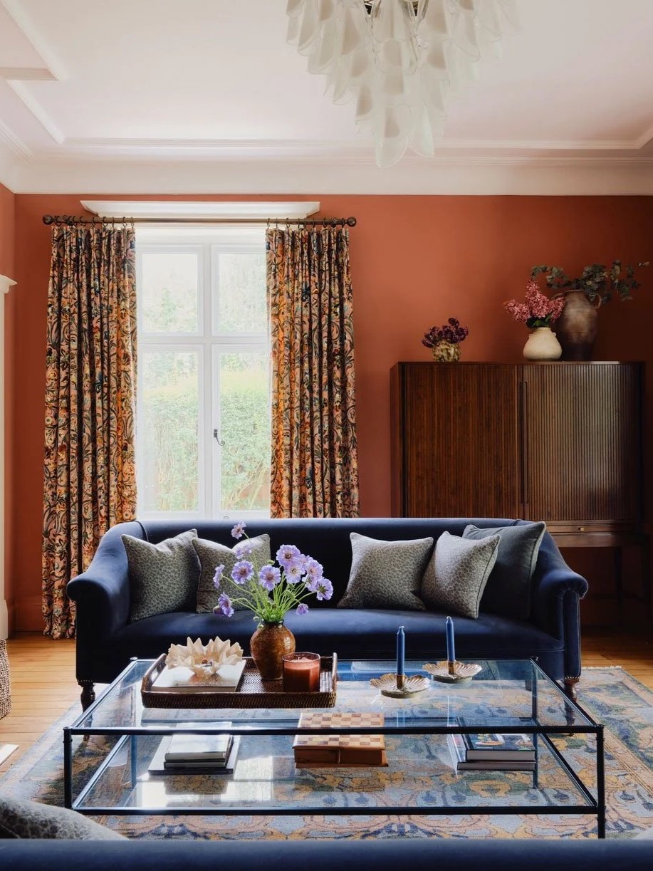 room-painted-in-stewed-plum-coral-pink-paint-imperfect-interiors-pilgrim-fenwick-and-tilbrook-range-collaboration