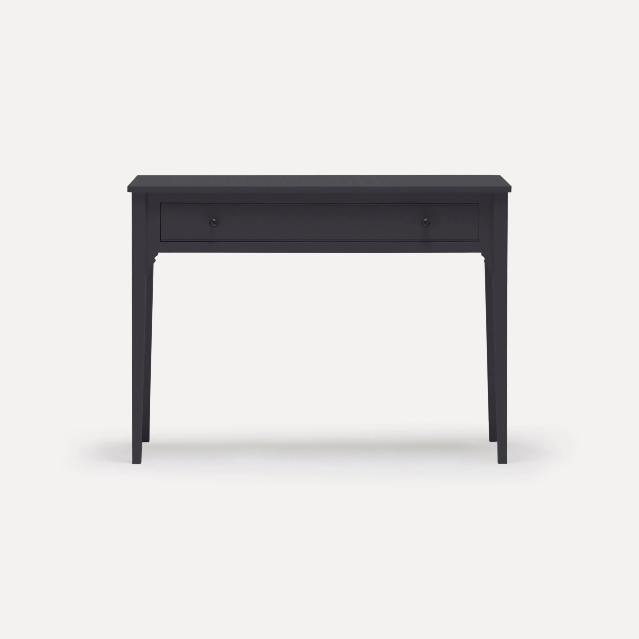 Georgian style semi bespoke hand painted traditional desk console designed by Imperfect Interiors and Pilgrim House