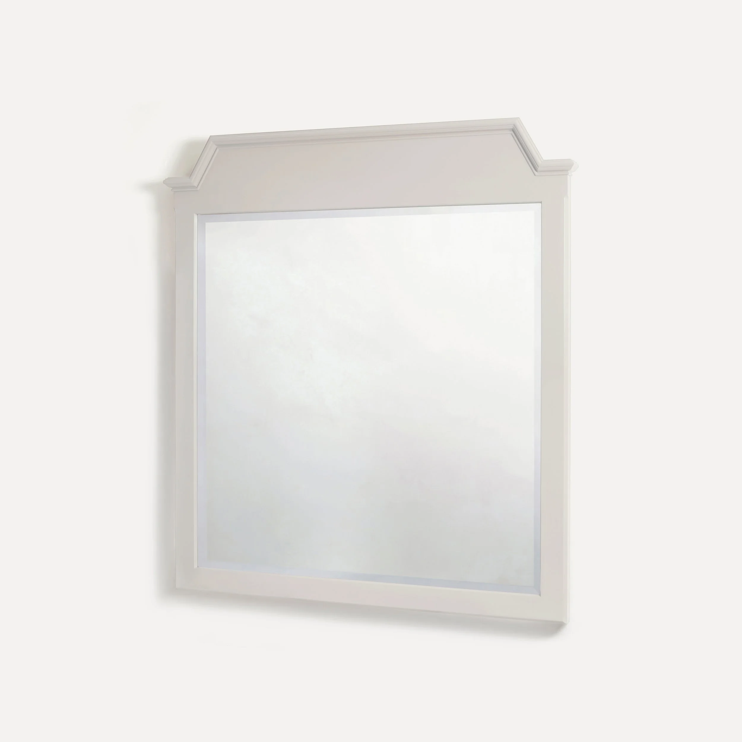 Rustic style semi bespoke hand painted traditional backless wooden mirrors designed by Imperfect Interiors and Pilgrim House