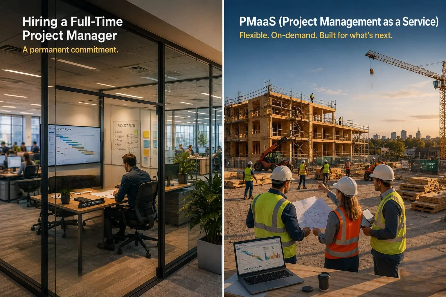 PMaaS vs Hiring a Full-Time Project Manager