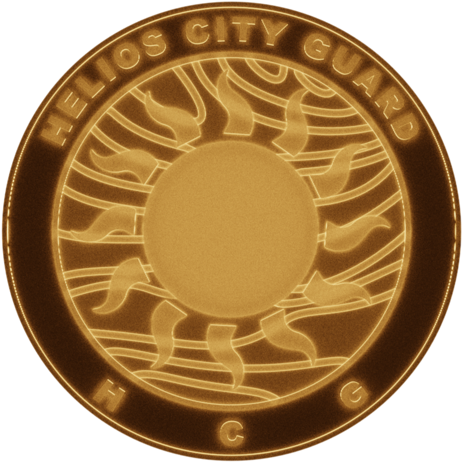 The Helios Chronicles: Blades of Bone. Helios Badge