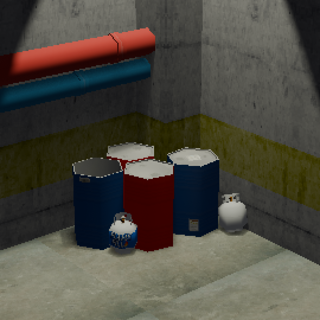 A picture of barrels and propane tanks in a industrial environment - 2025