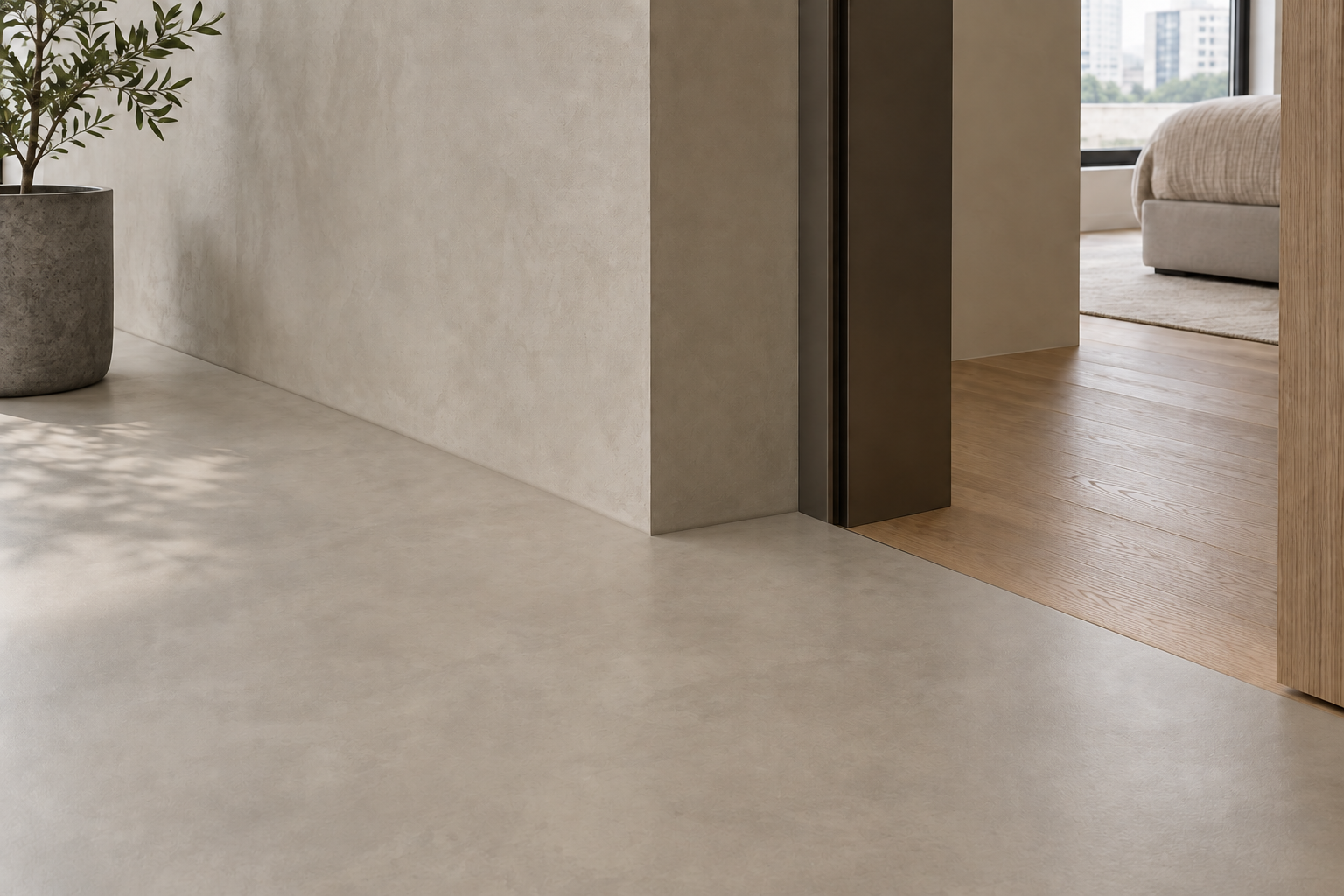Microcement Details: Joints, Skirting, Shadow Gaps and Transitions