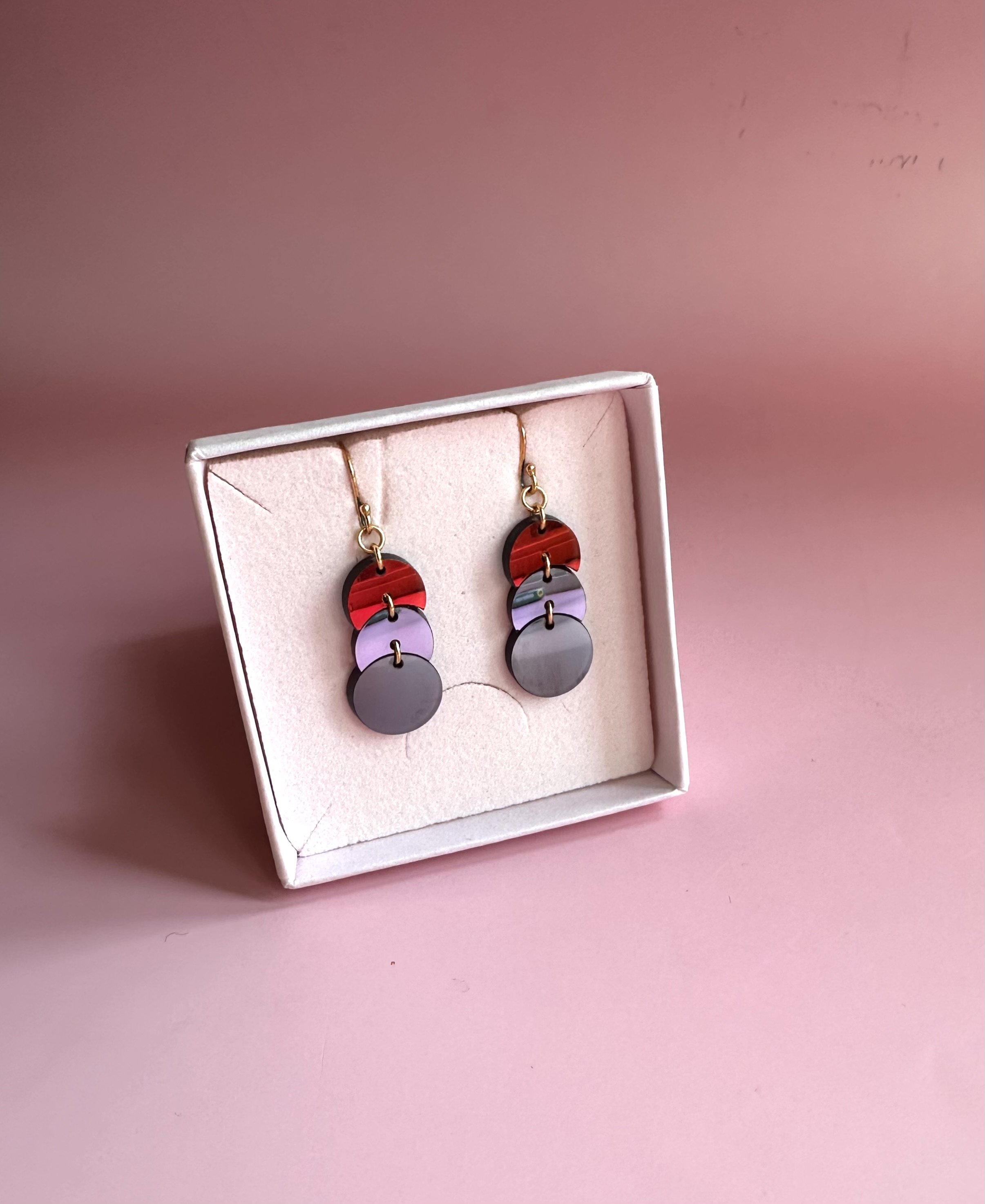 Mini-ormen - Pink, lilla og sølv