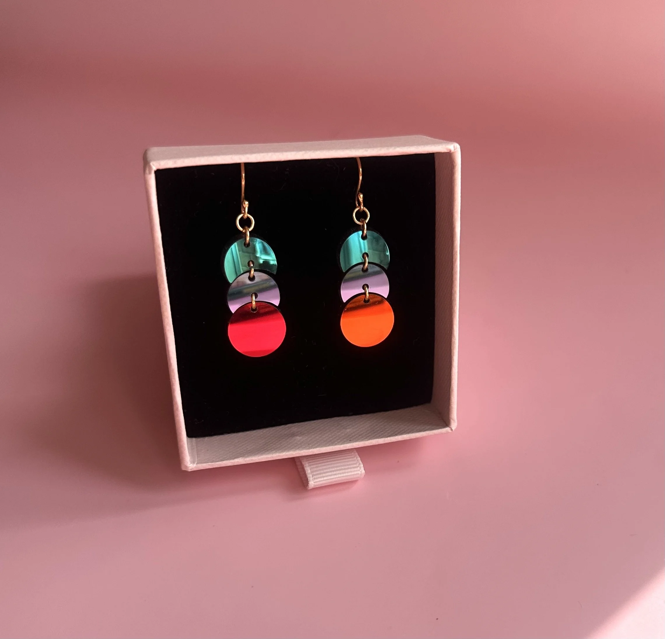 Mini Ormen - grøn, lilla og pink
