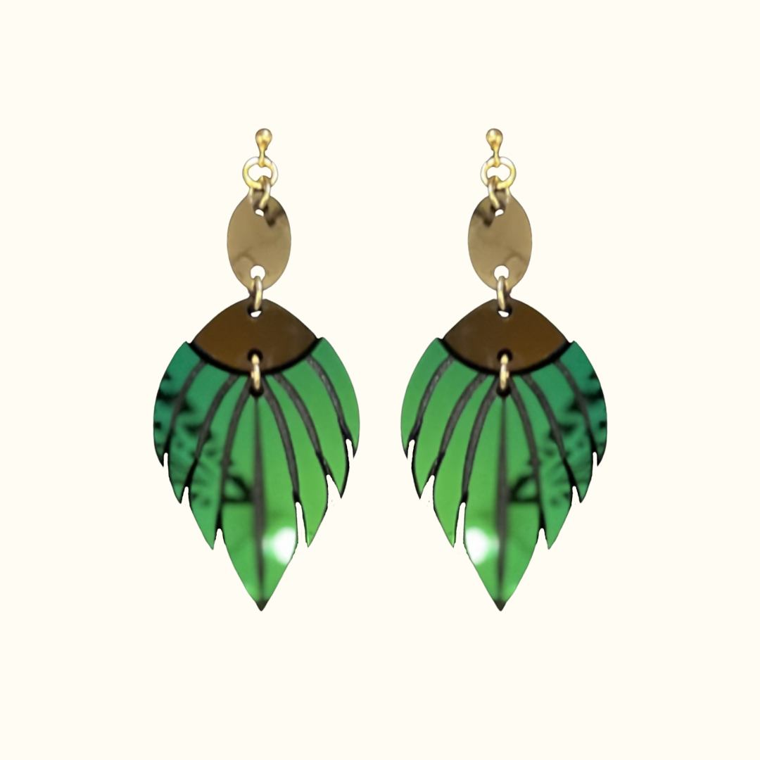 Phoenix Feathers Vibrating Green Grue Graphics Jewellery.png