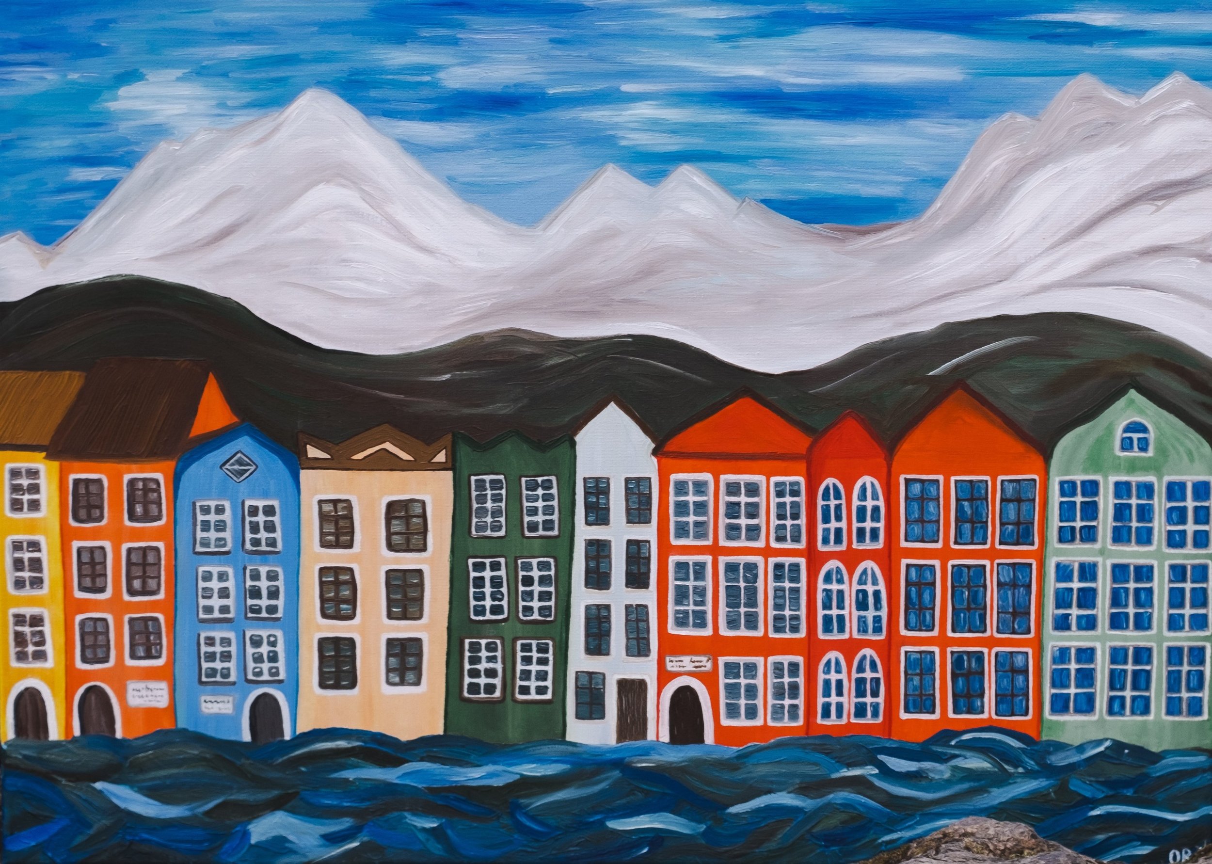   Innsbruck (2023)   
 50 x 60 cm,  Oil. For Sale.