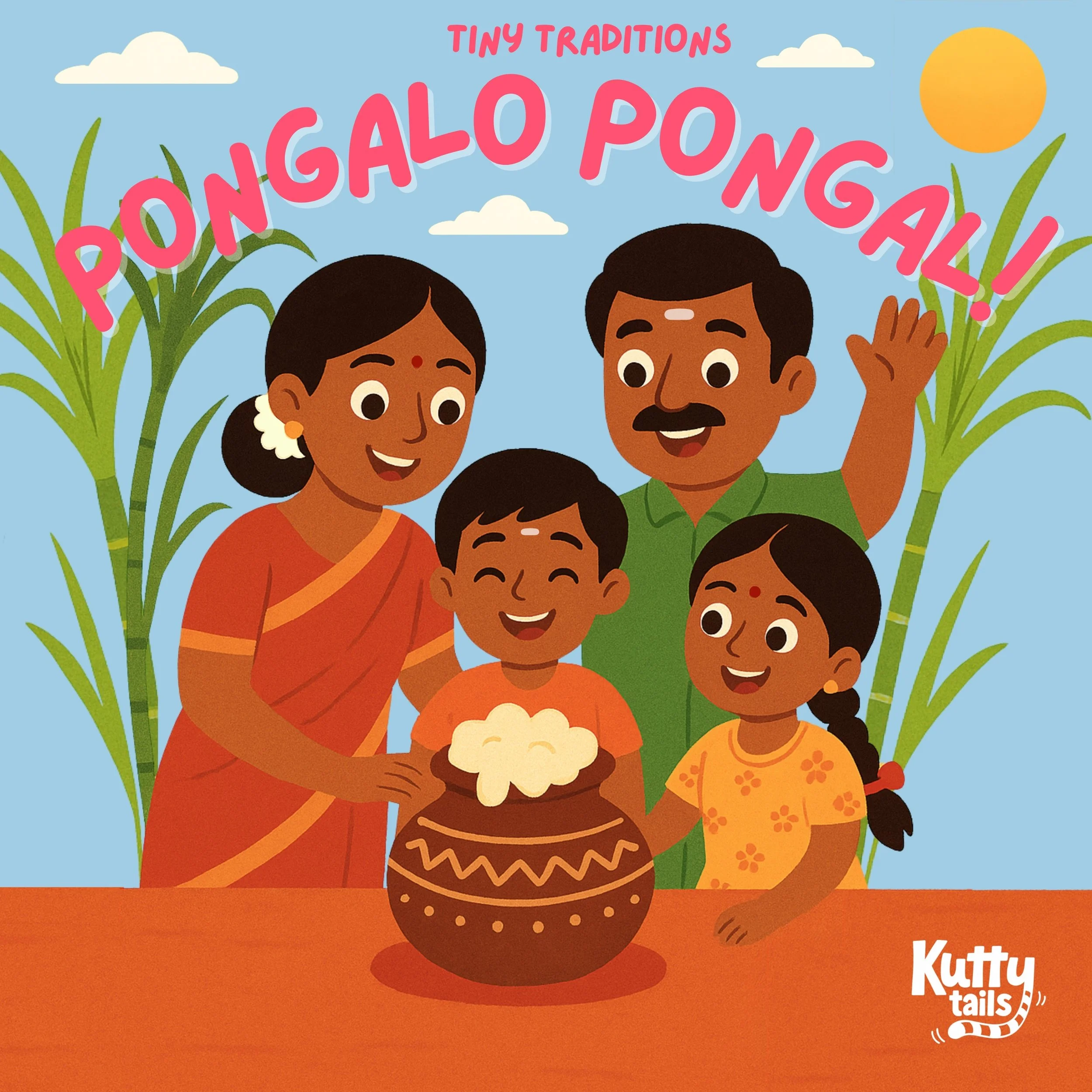 PRE-ORDER - Tiny Traditions: Pongalo Pongal! Board book