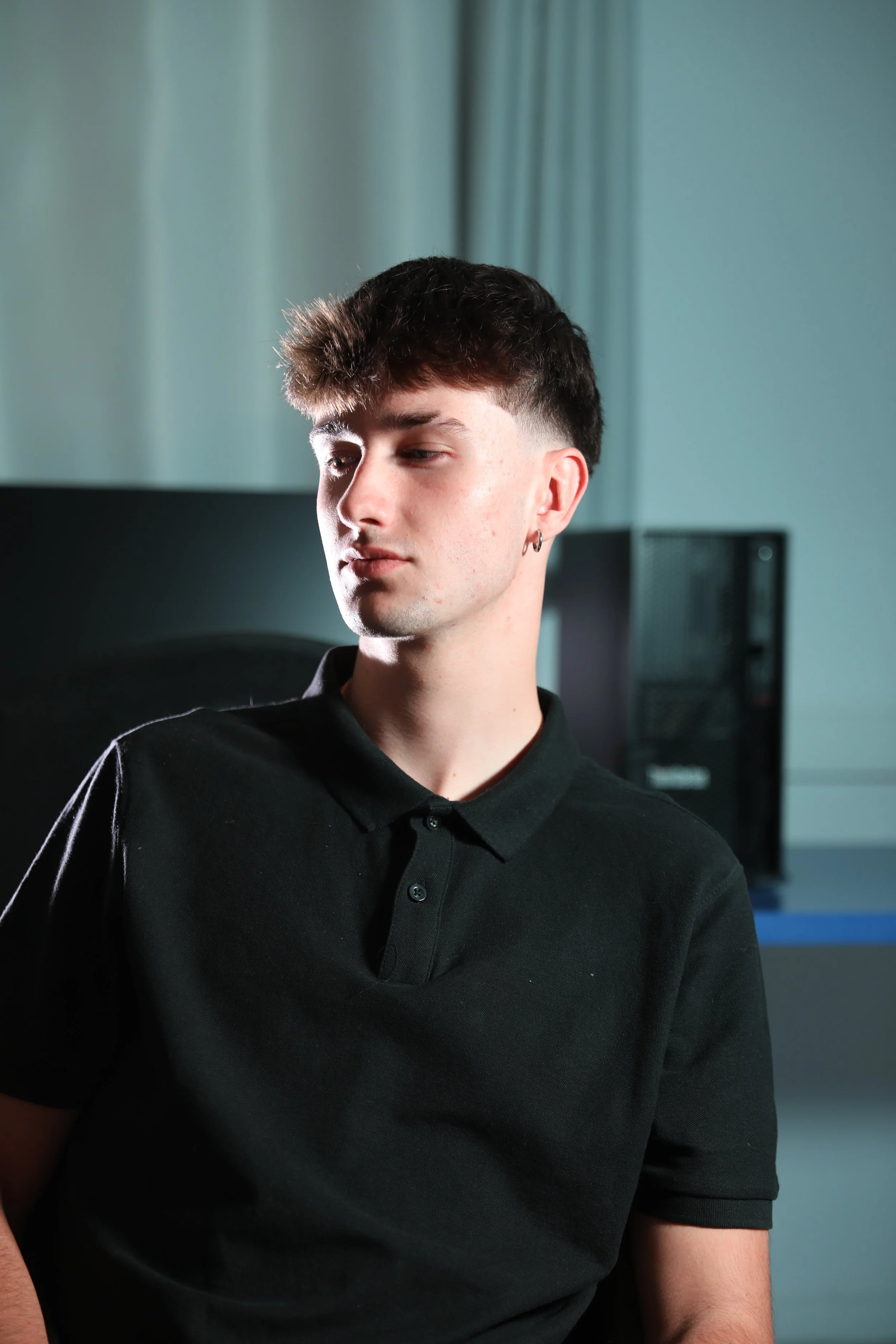 Oranssi technician working on a roof project