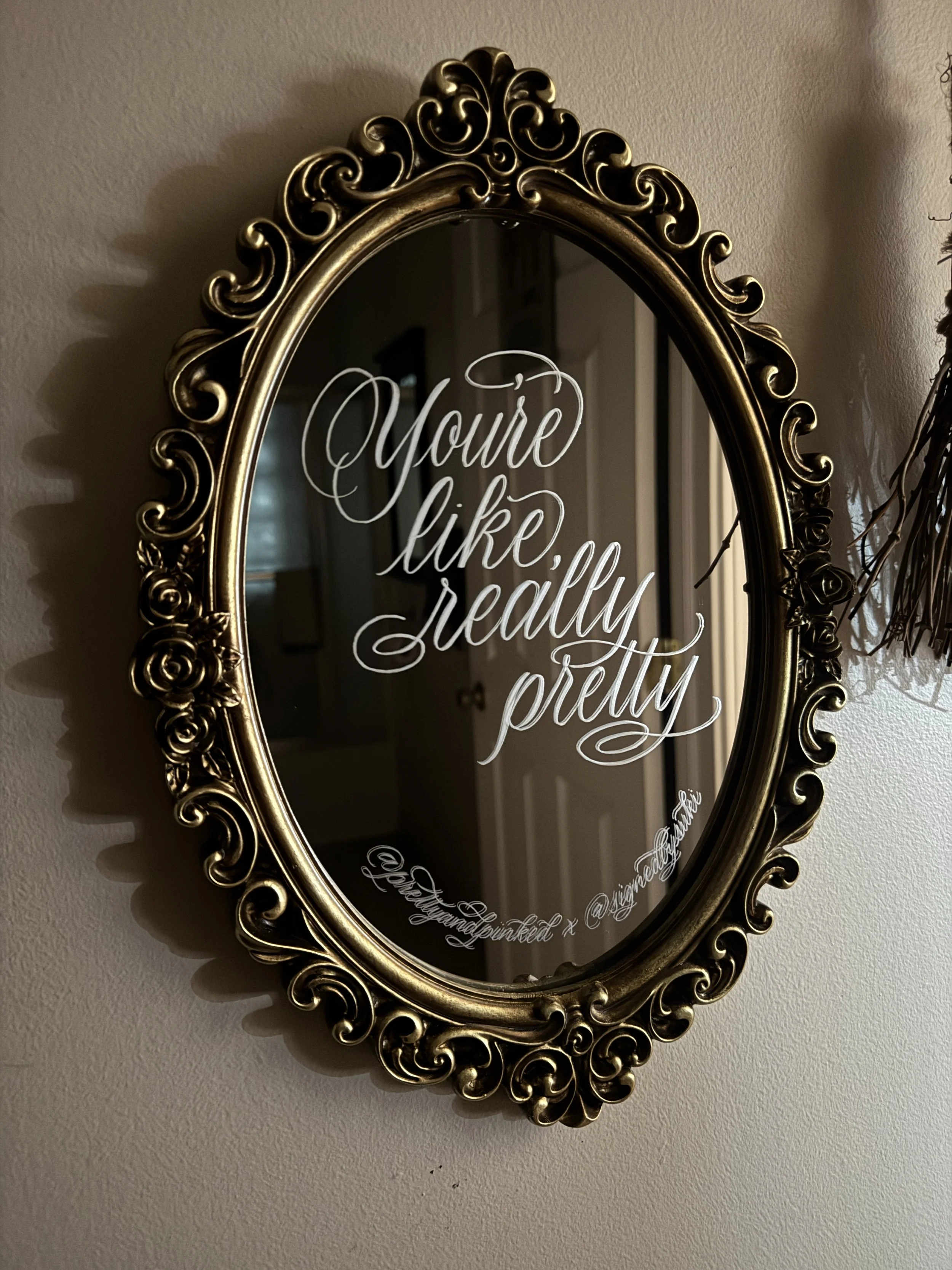 Custom Engraved Mirror
