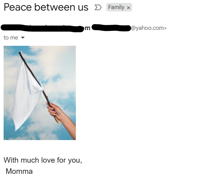 Don’t upset me with your anger.