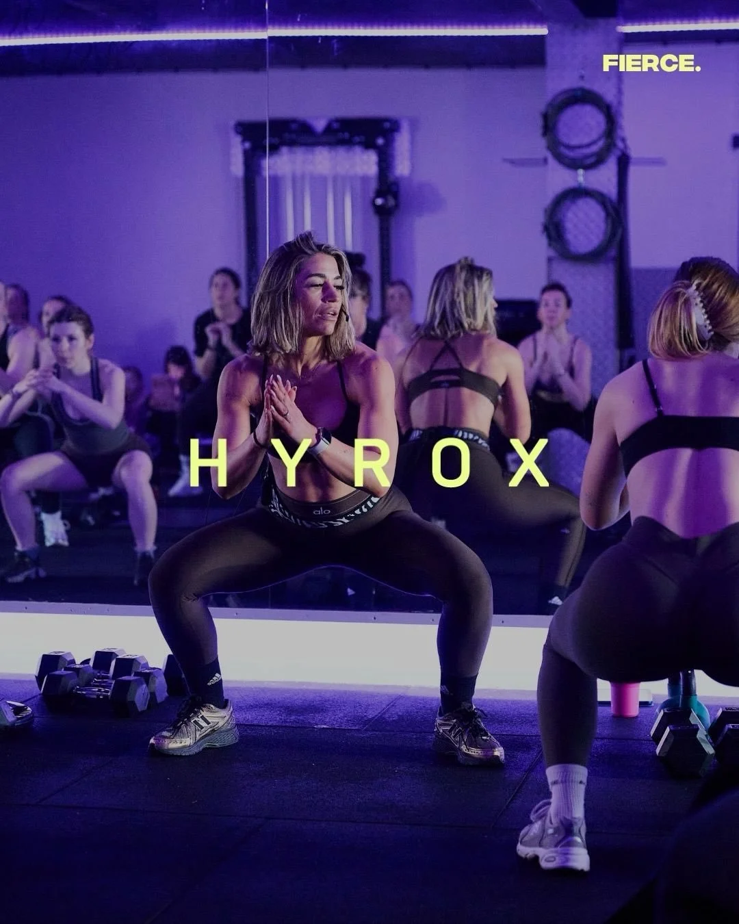 HYROX at Fierce ❤️&zwj;🔥 

Lots of eyes on @hyroxuk after the London event last week (as completed by some members of our own⚡️) 

You don&rsquo;t have to be competing to be training it. Challenge yourself and let that be the competition. 

Whose si