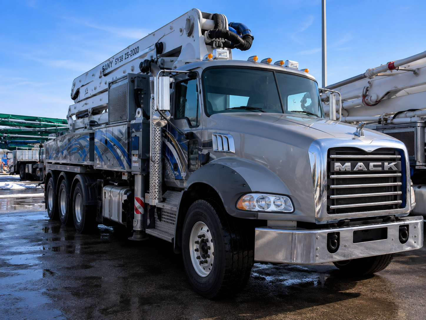 2022 Sany 38 Meter Concrete Boom Pump (#5113)