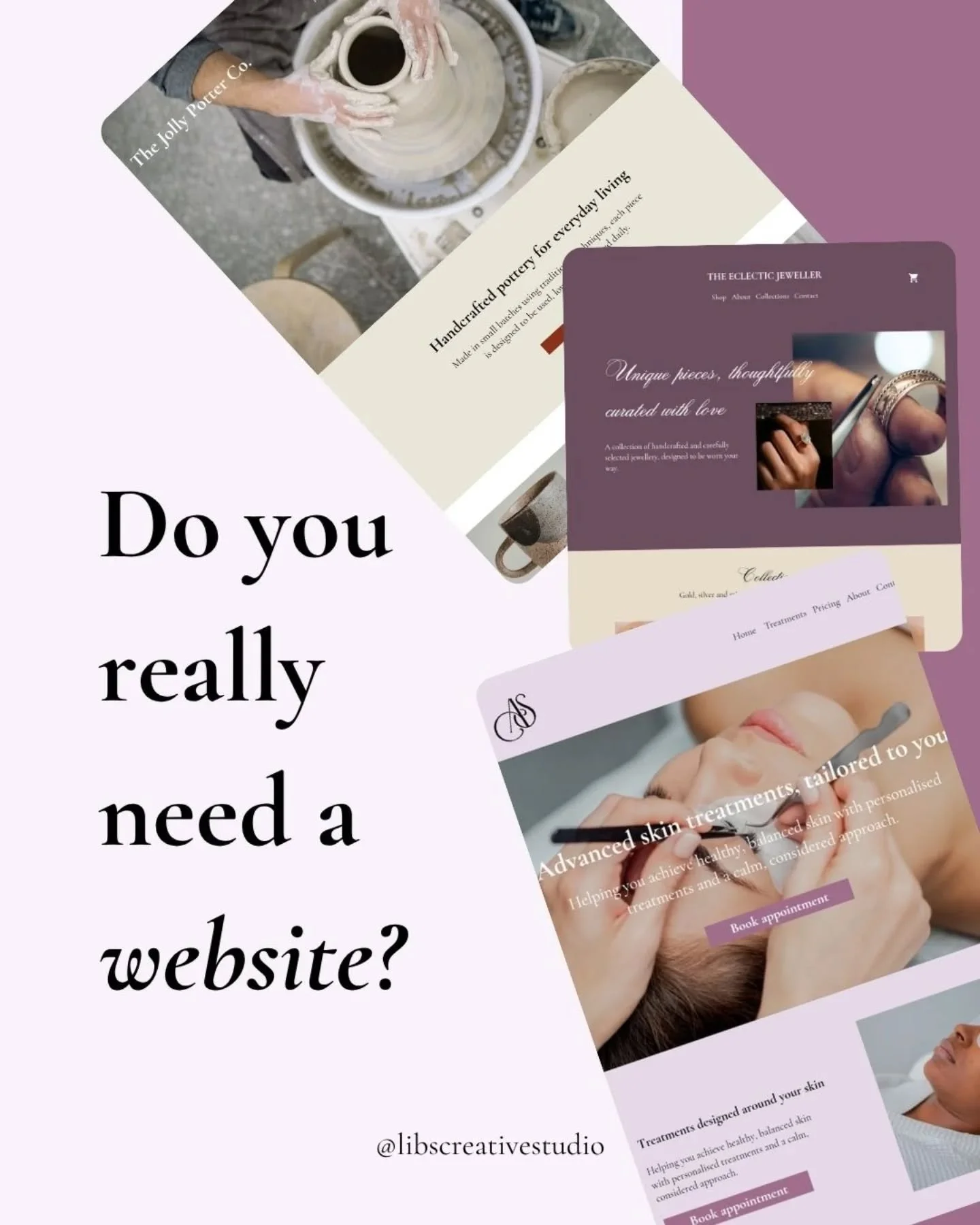 You don&rsquo;t need a website...

Until your sales depend on being seen.

Because right now, your business is at the mercy of an algorithm.

It decides:
👉🏻 who sees you
👉🏻 when you&rsquo;re shown
👉🏻 how fast you disappear.

And when reach drop